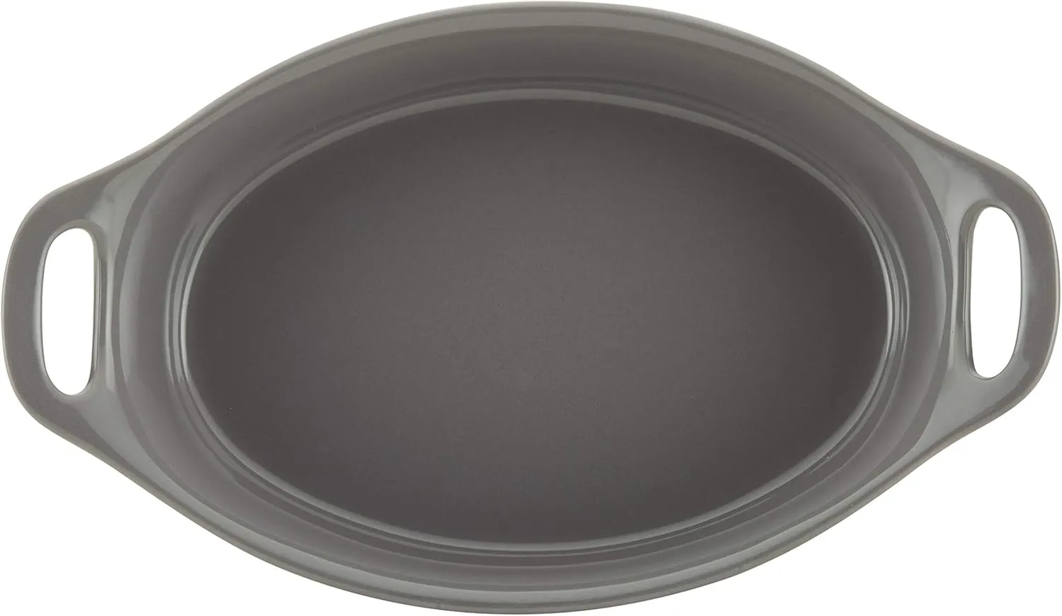 1.5 Quart Gray Oval Baker - Kaedas