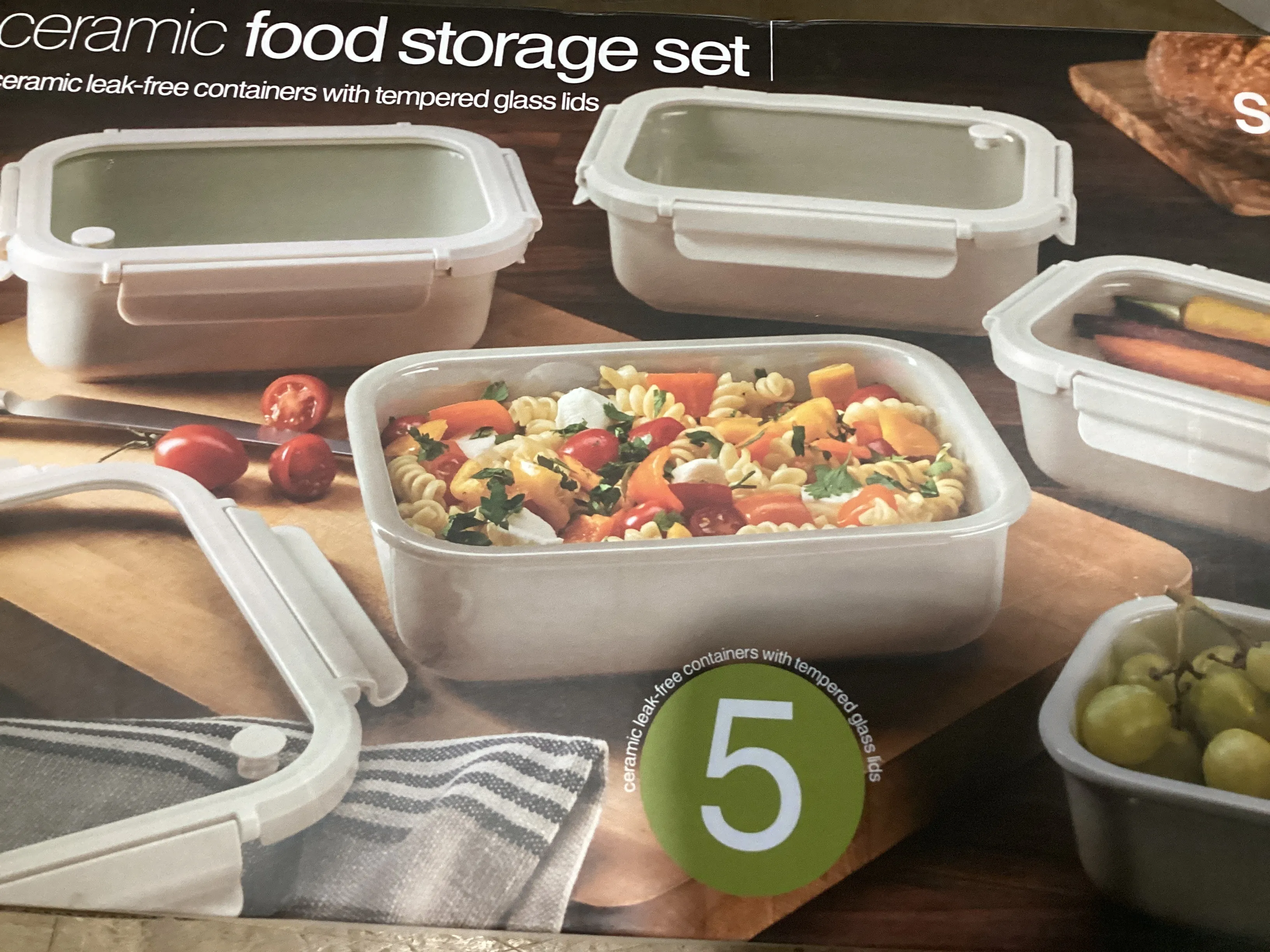 Safdie 10-Piece Ceramic Food Storage Set - Kaedas