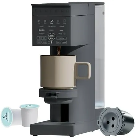 Chefman Caffeinator Single Serve Coffee Maker with 48 Oz Reservoir - Midnight - Kaedas