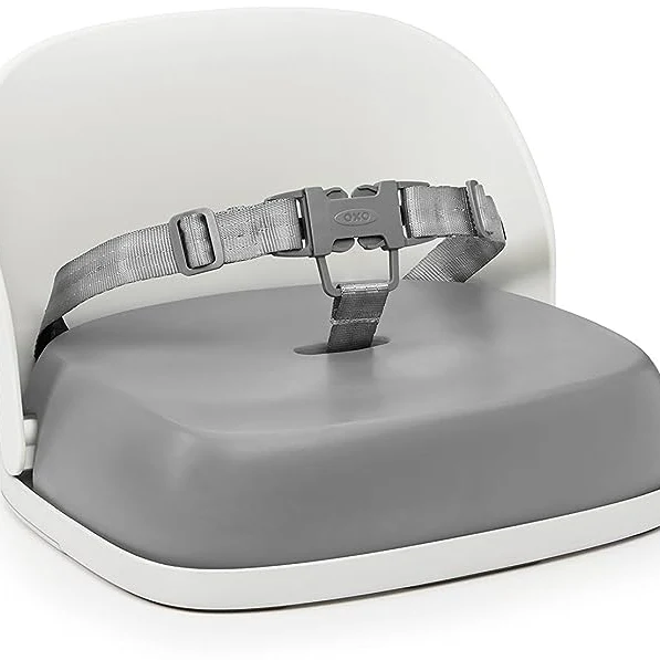 Perch Booster Seat With Straps - Grey - Kaedas