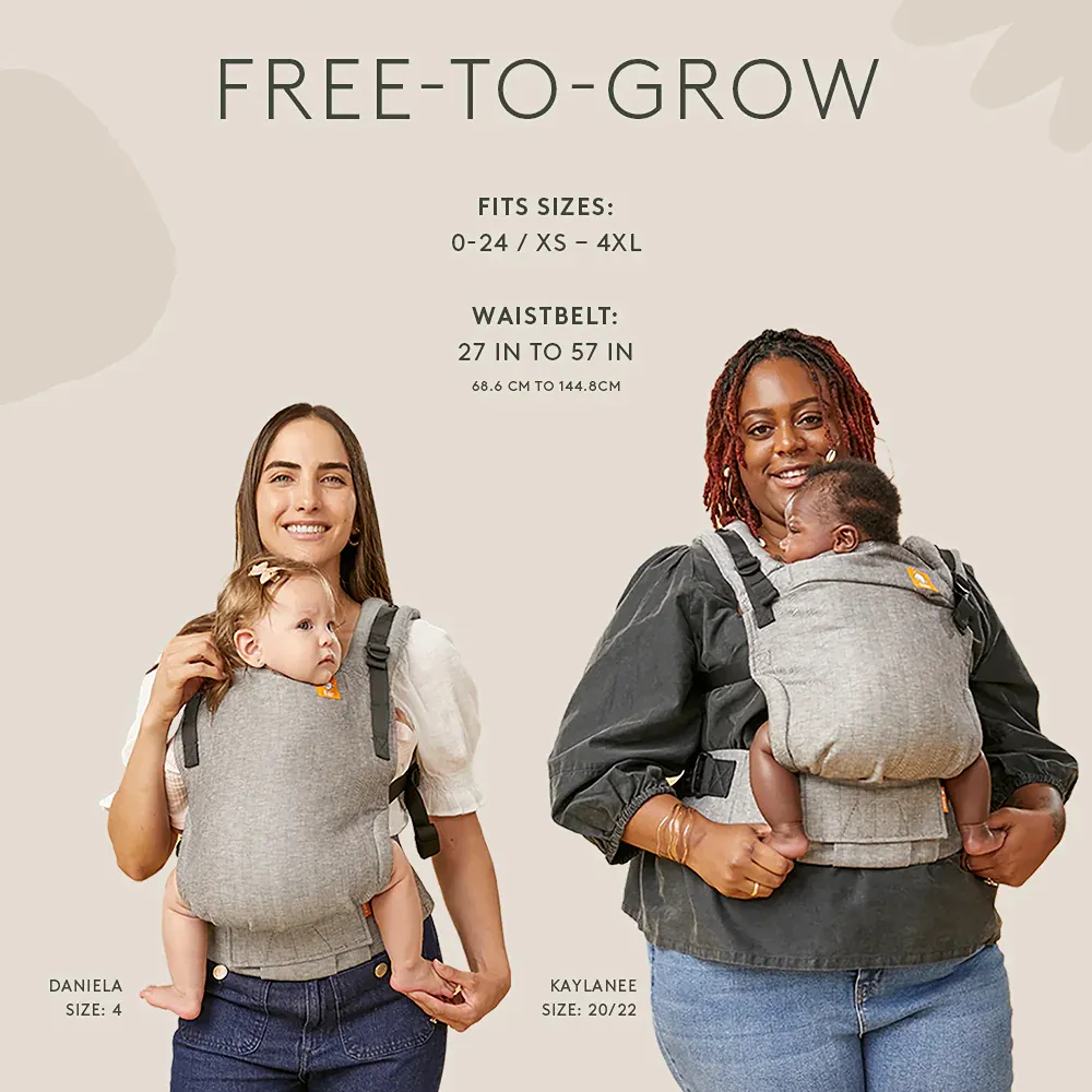 Free-to-Grow Baby Carrier, Mesh - Overcast - Kaedas