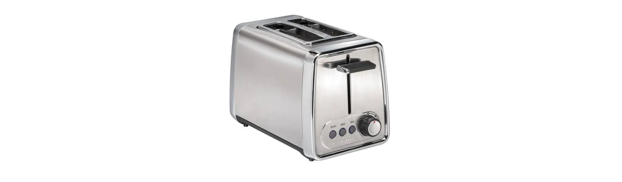 Modern Chrome 2-Slice Toaster - Stainless Steel (See Description) - Kaedas