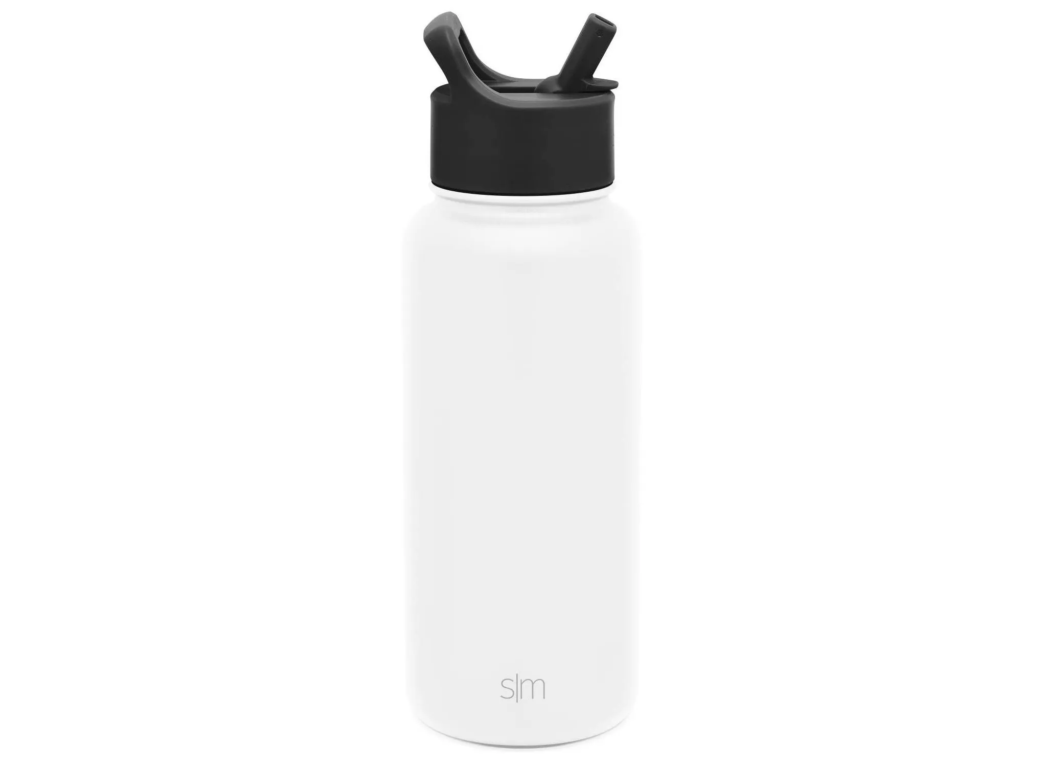 Summit 32oz Stainless Steel Water Bottle with Straw Lid Winter White: Reusable SLM Portable Drinkware - Kaedas