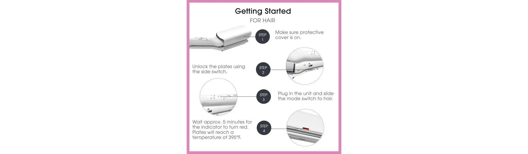 2-in-1 Styling And Garment Iron - Black - Kaedas