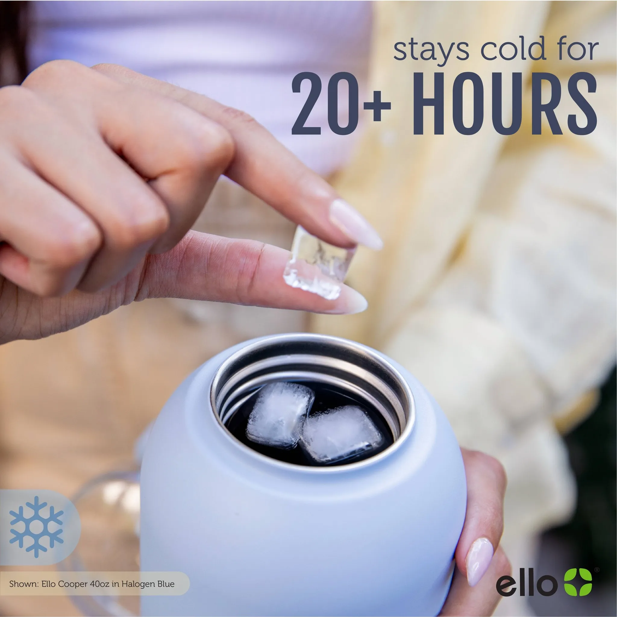 Ello Cooper 22oz Stainless Steel Water Bottle - Mint - Kaedas