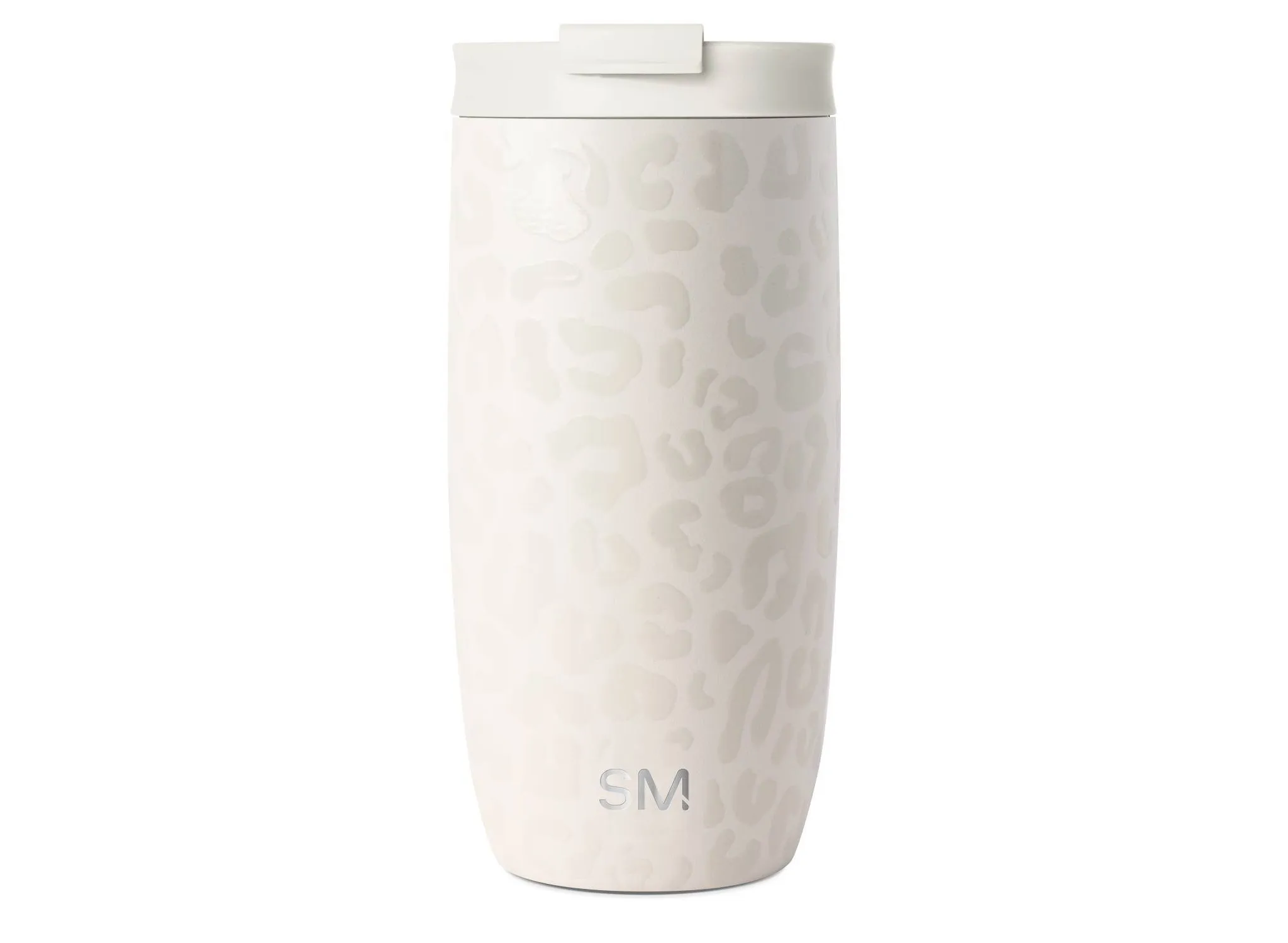 16oz Voyager Leopard Travel Mug Cream - Kaedas