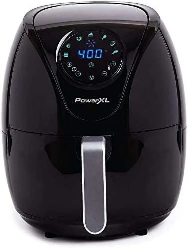 PowerXL 5Qt Single Basket Air Fryer - Black - Kaedas