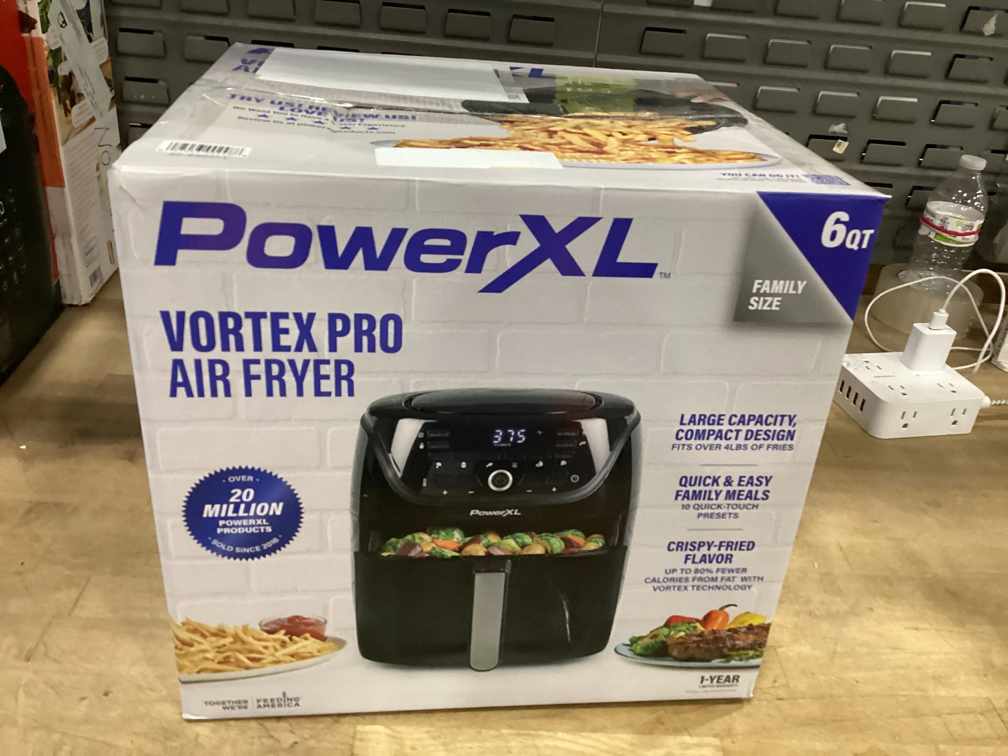 6 Qt Vortex Pro Air Fryer- Black - Kaedas