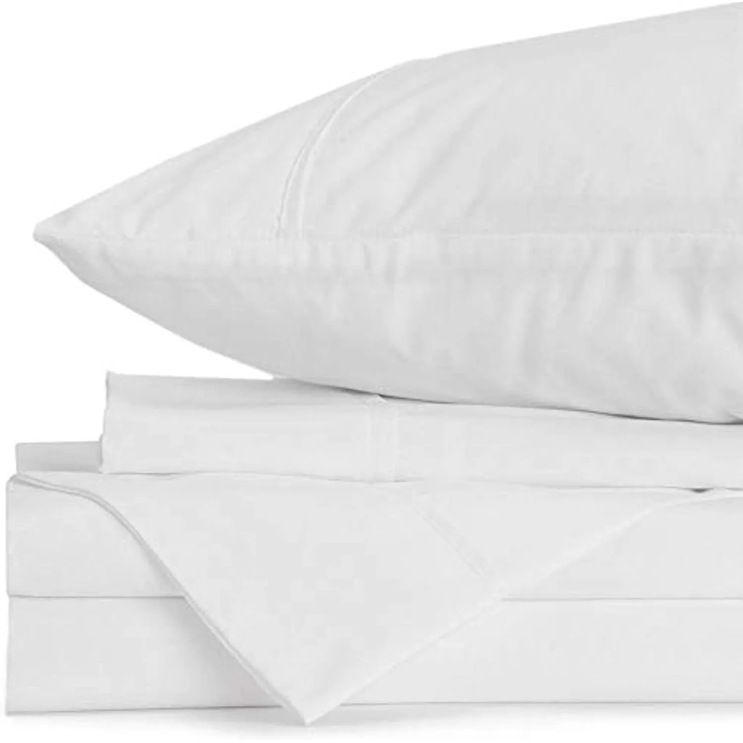 Jennifer Adams Eternal King Sheet Set - Luxurious White Bedding - Kaedas