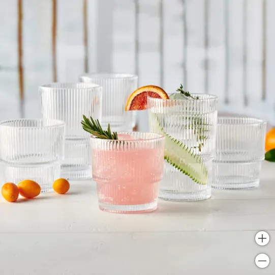 16 pieces glass drinking - Kaedas