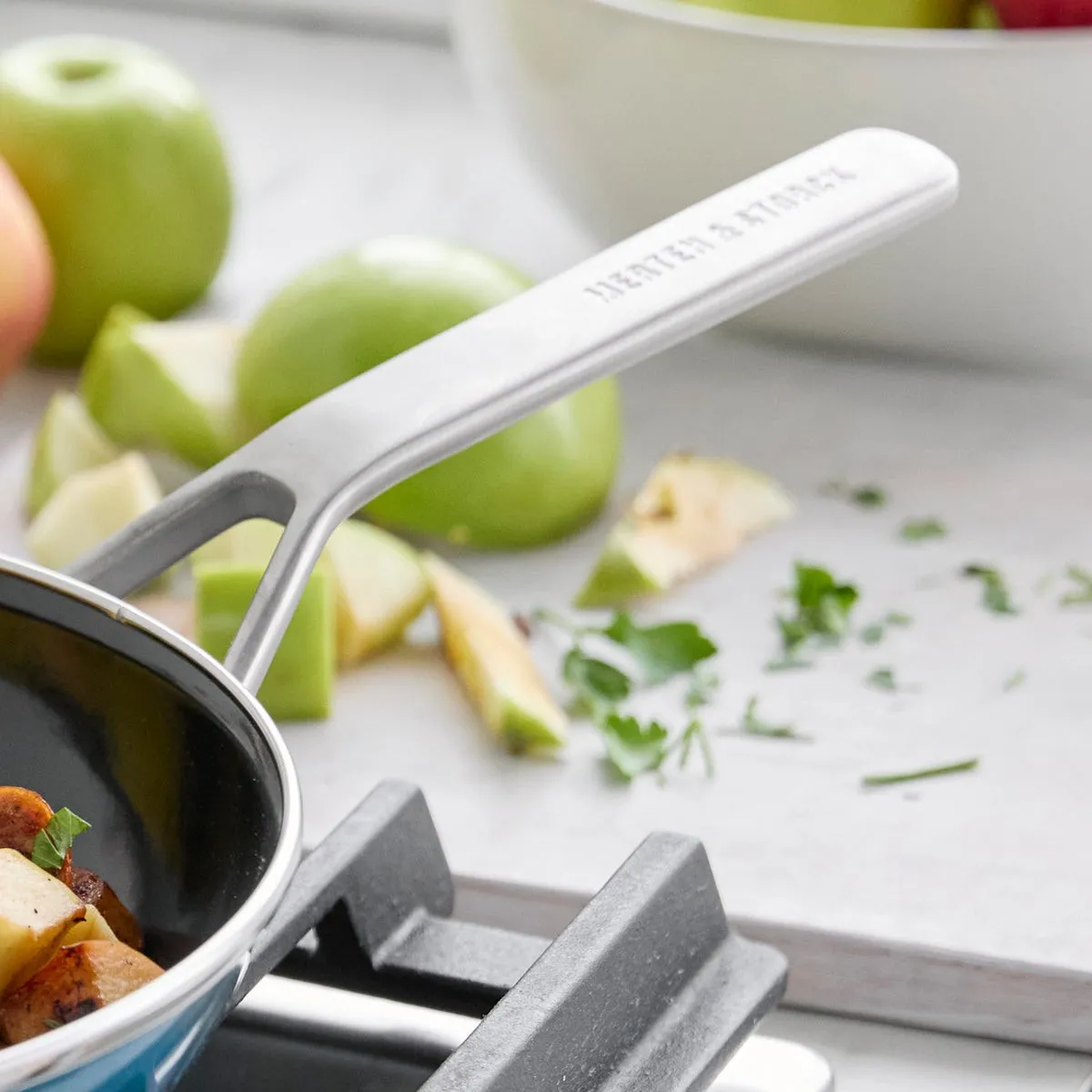 GreenPan Merten & Storck Steel Core Enameled 8-Inch Frypan - Chocolate Truffle - Kaedas