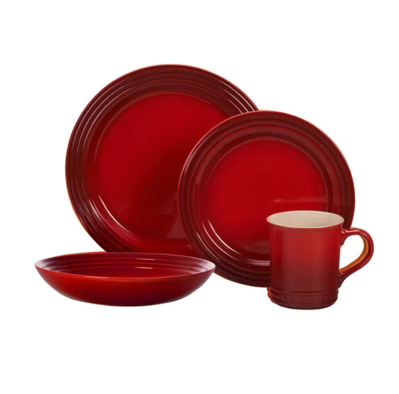Cerise 12 Piece Dinnerware Set - Kaedas