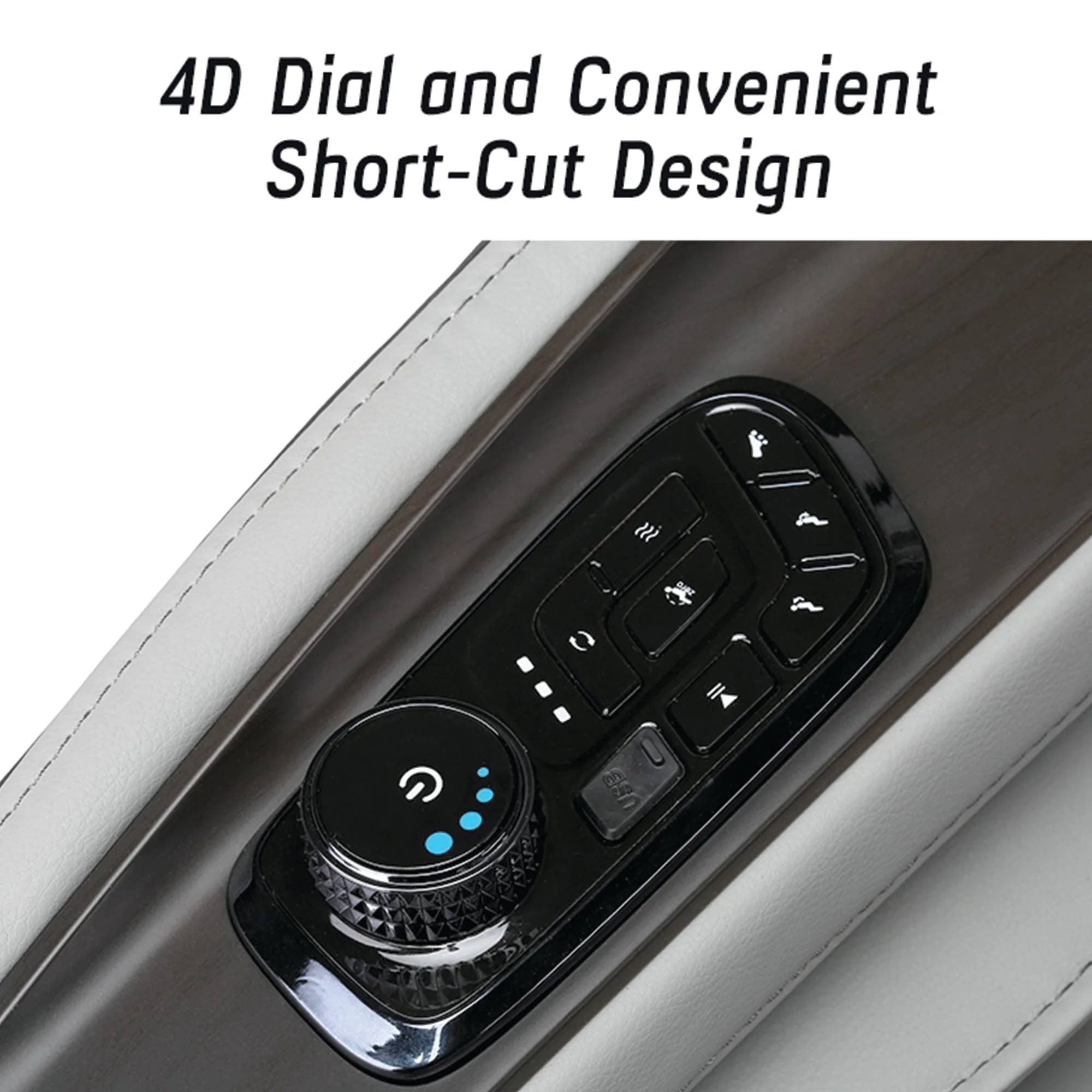 Lifesmart Nova 4D Faux Leather Zero Gravity Massage Chair R8658L - Kaedas