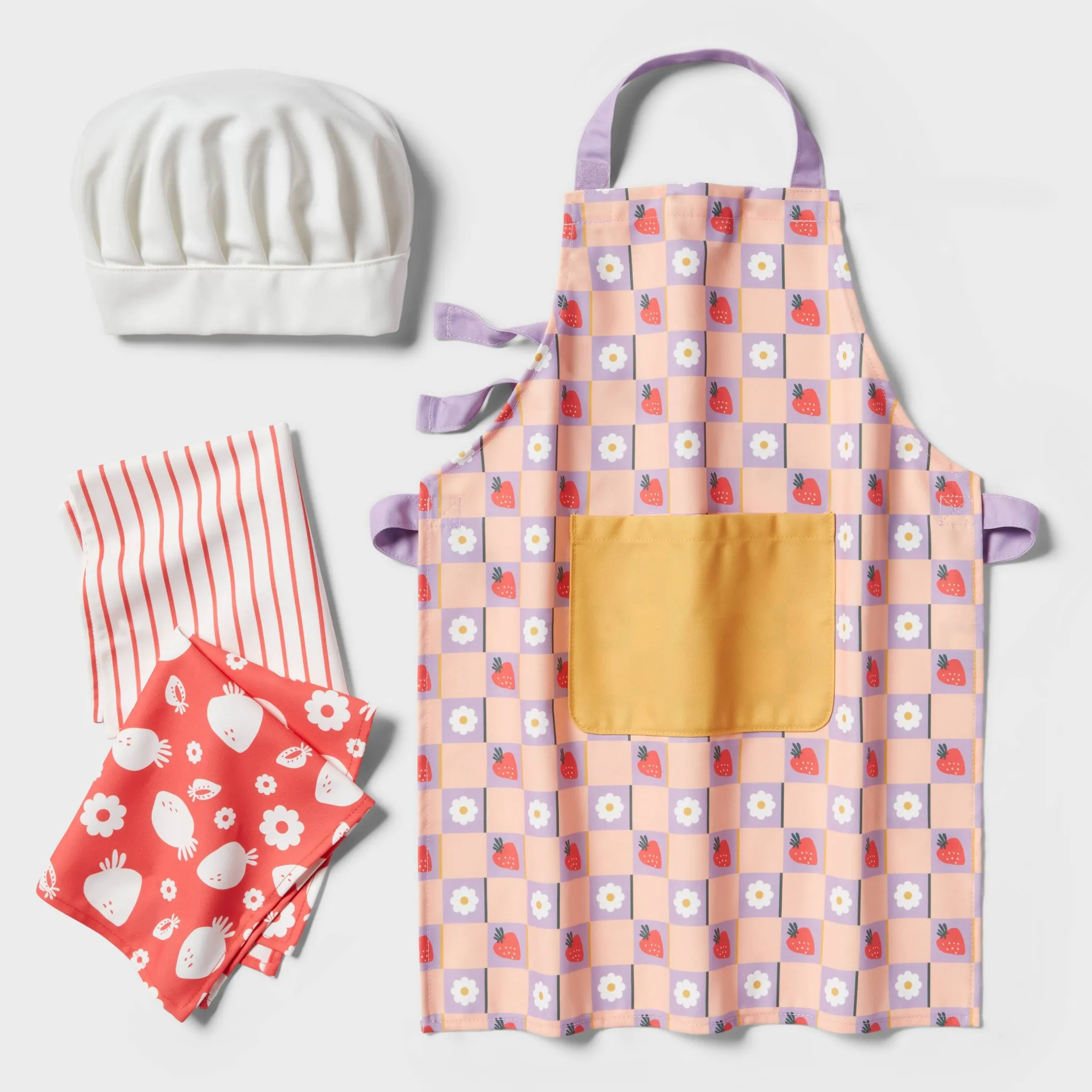 Girls' Apron with Chef Hat - Kaedas