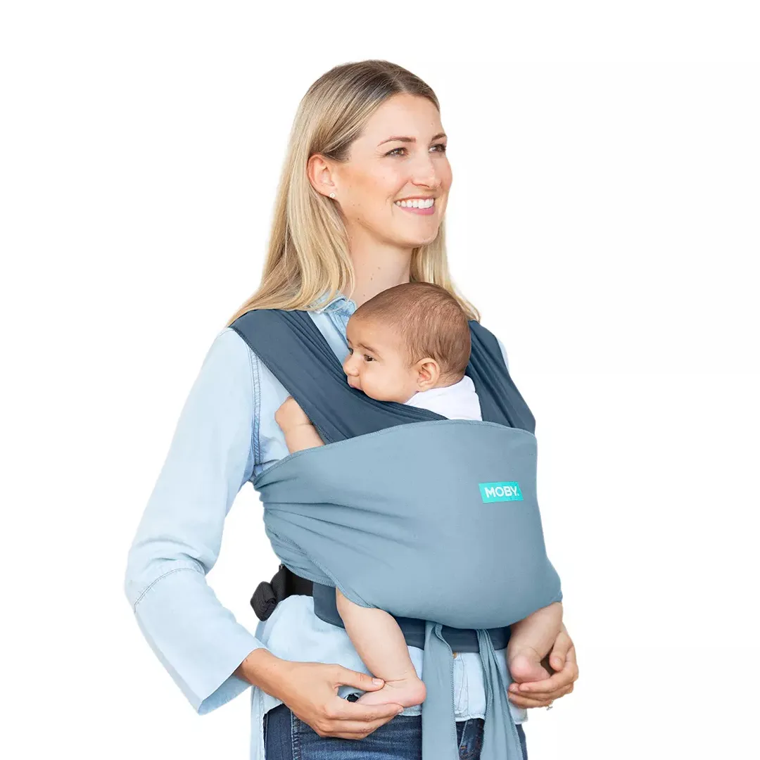 Easy Wrap Baby Carrier - Sea Spray Blue - Kaedas