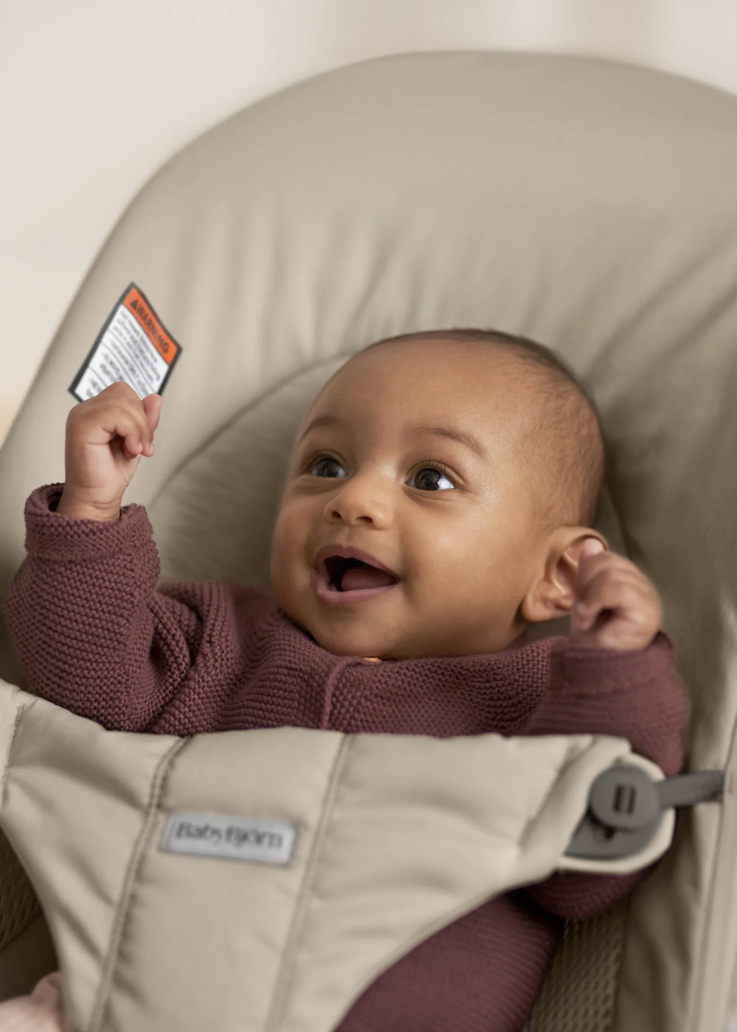 BabyBjörn Bouncer Balance Soft - Sand Gray - Kaedas