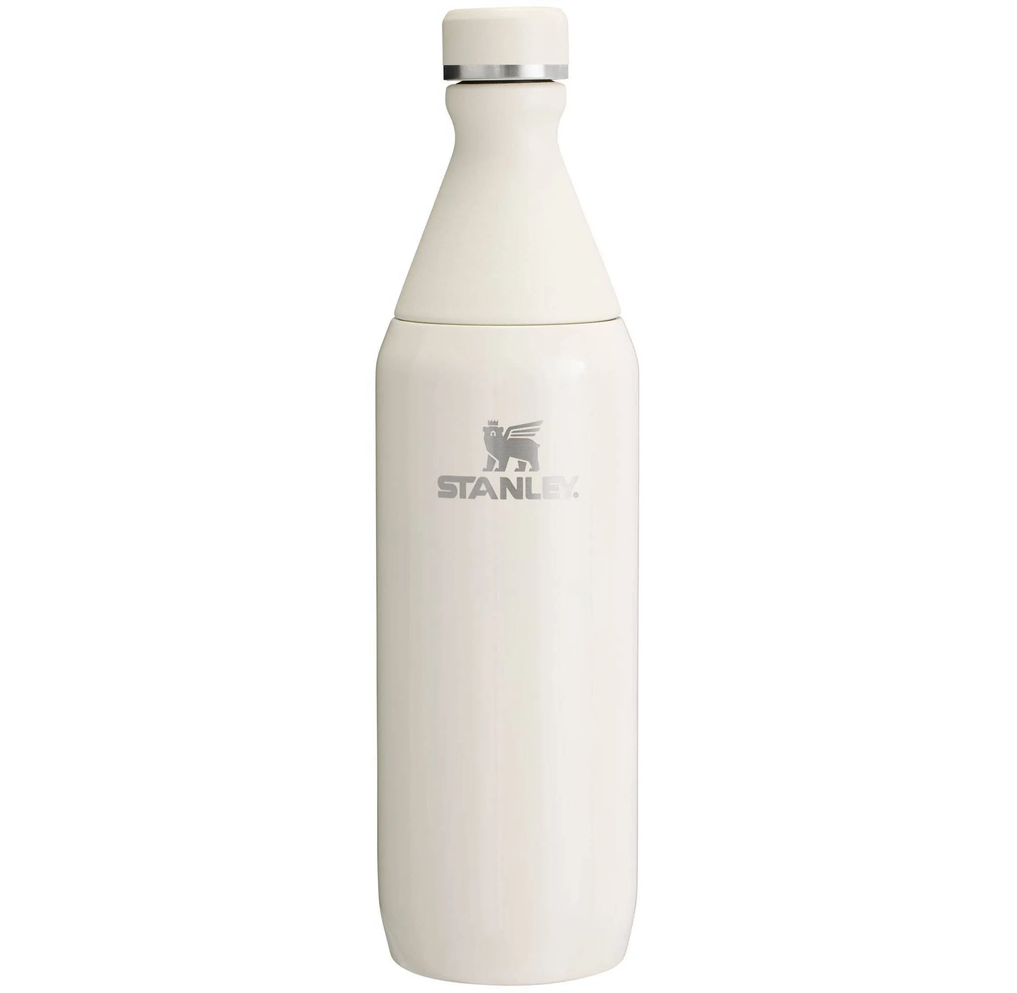 20 oz All Day Slim Bottle Cream: Stainless Steel Tumbler - Kaedas