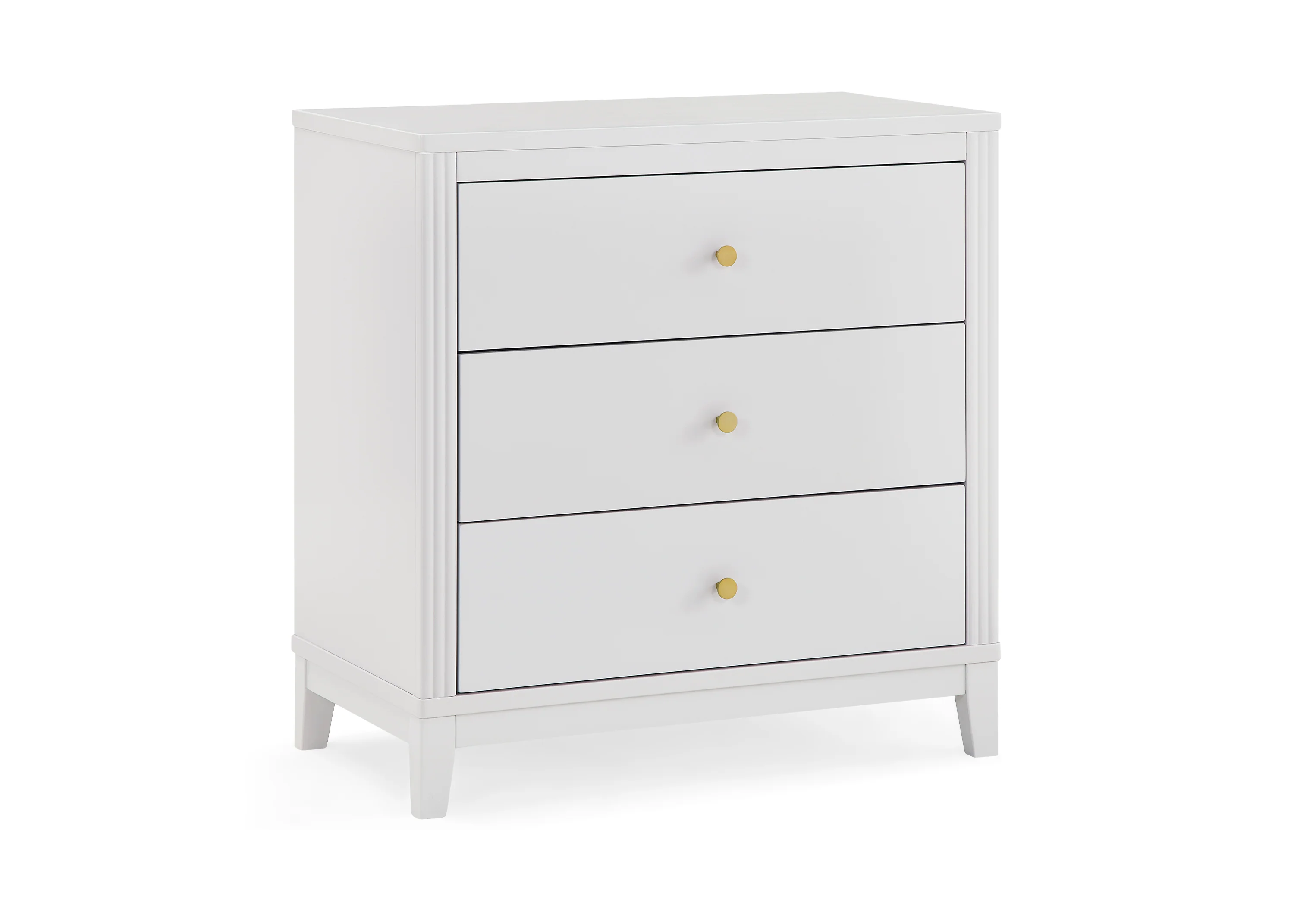 Eloise 3 Drawer Dresser With Changing Top and Interlocking Drawers - Kaedas