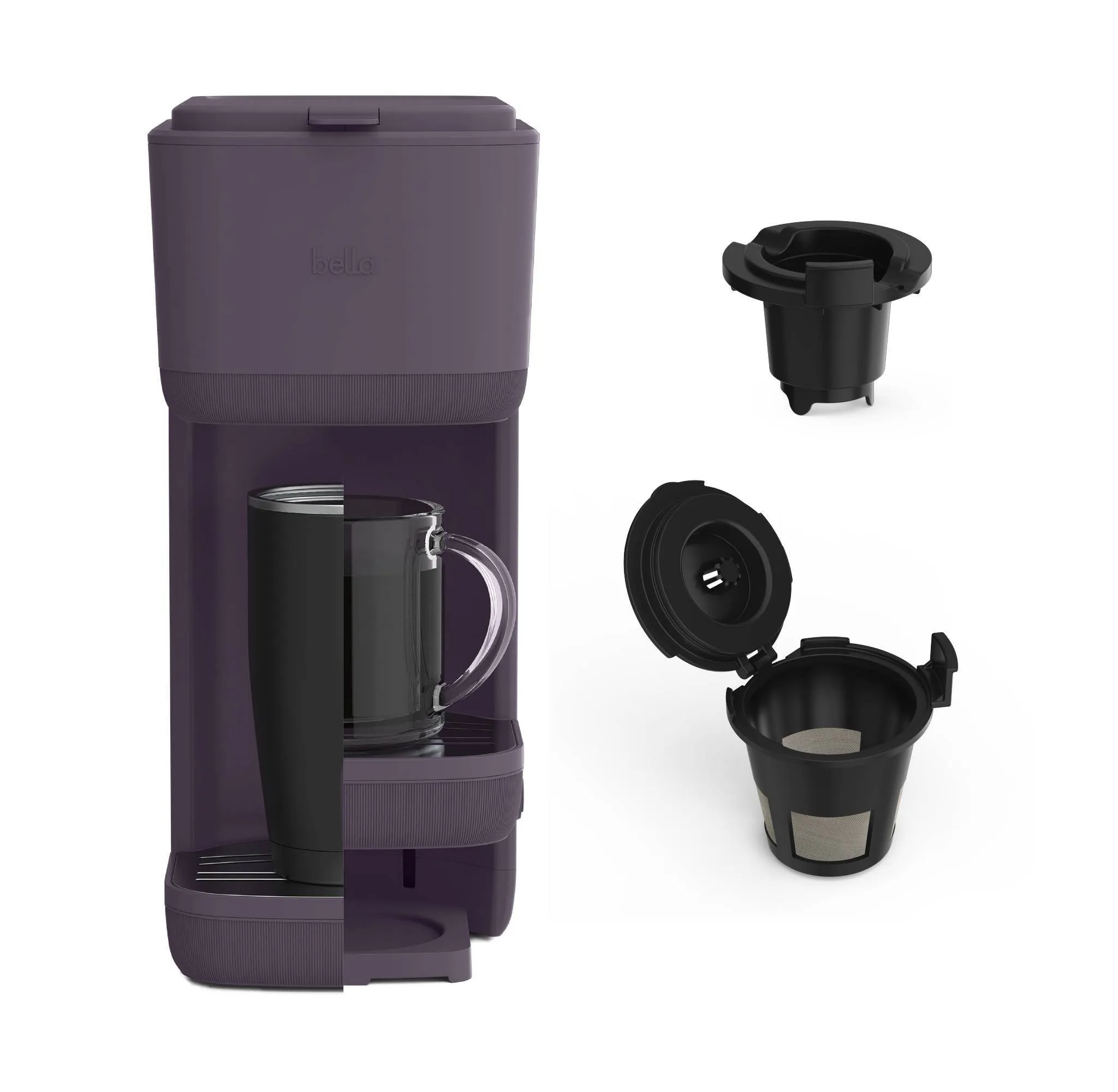 Single-Serve Coffee Maker - Plum - Kaedas