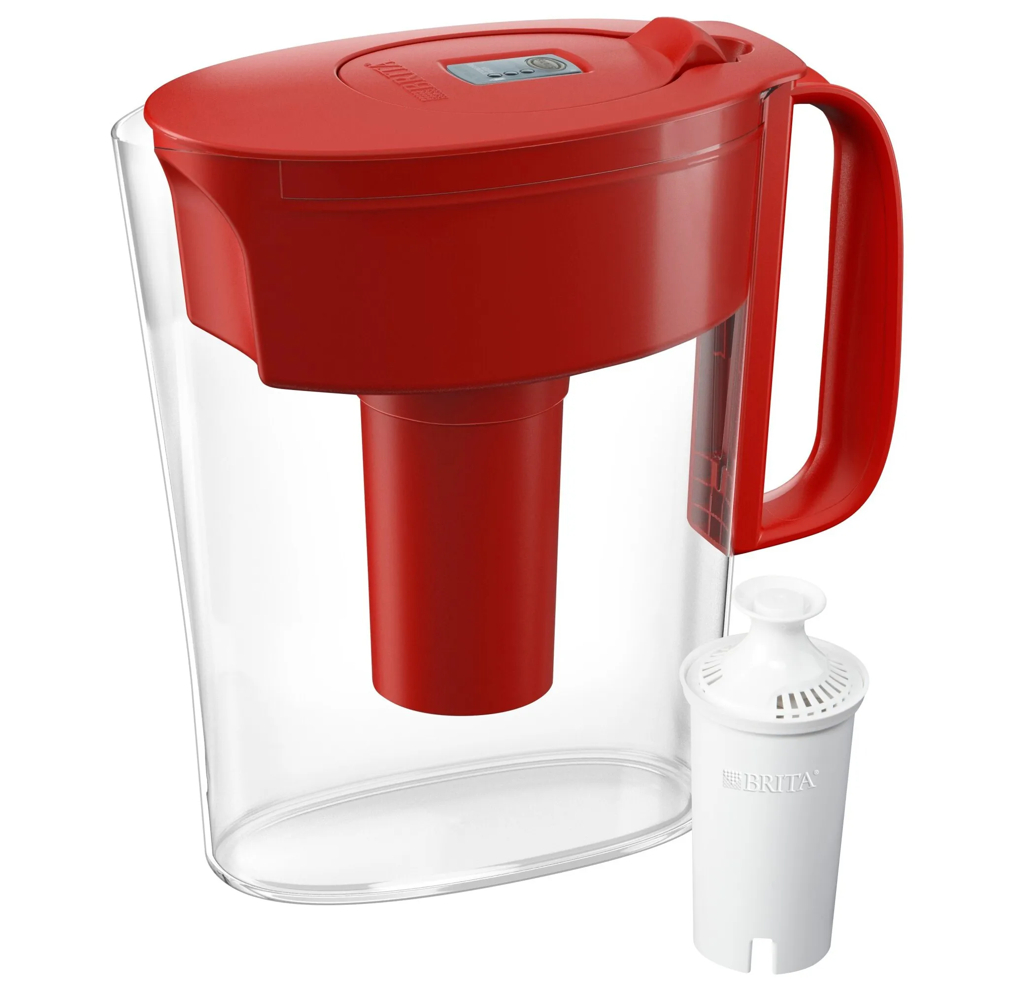 6-Cup Metro Water Pitcher Dispenser - Red - Kaedas