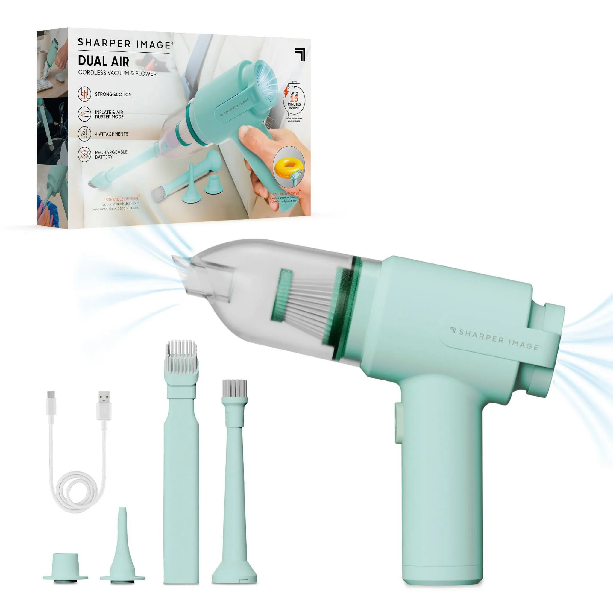 Cordless Handheld Vacuum and Blower Green - Kaedas