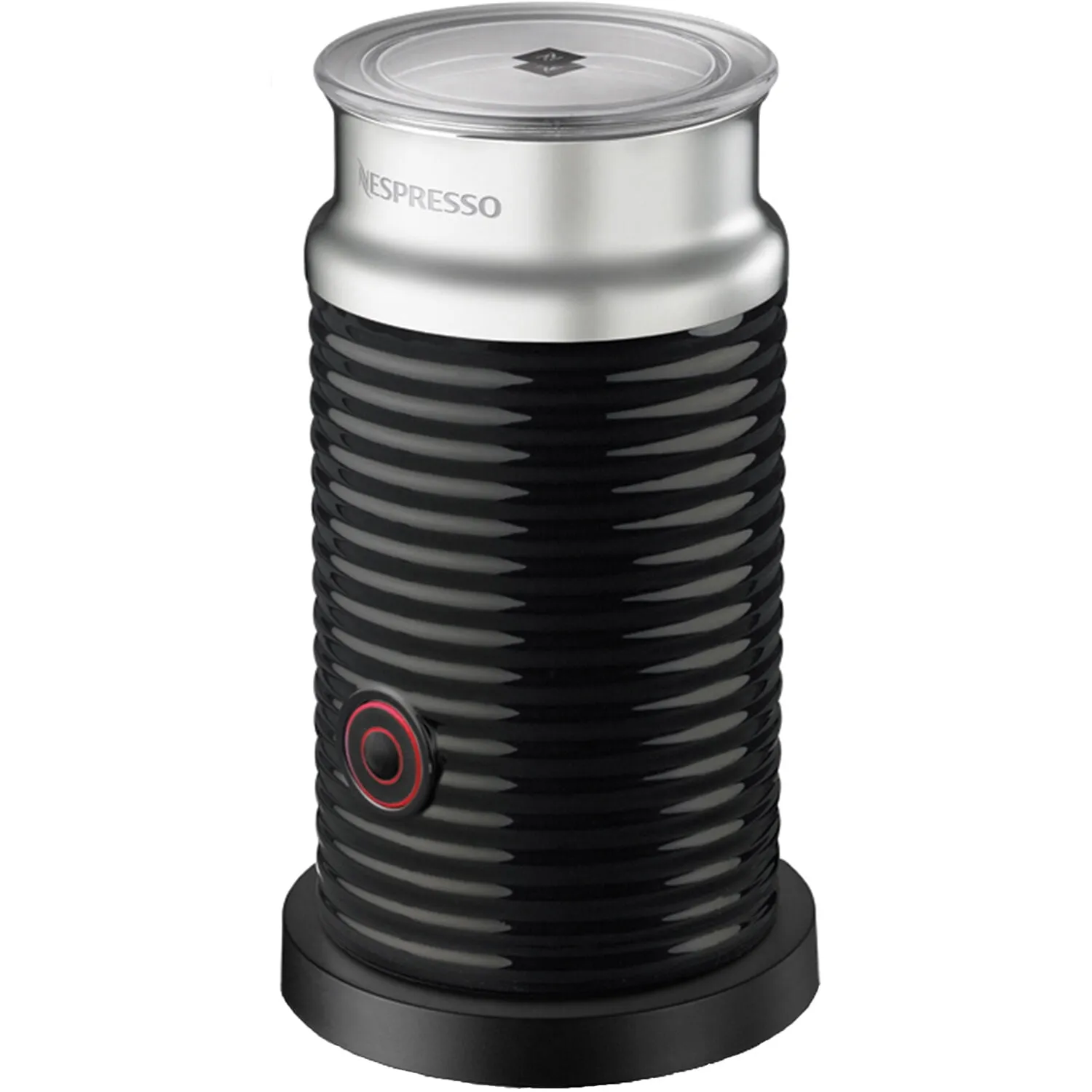 Breville New  Nespresso Essenza Mini Single-Serve Machine Aeroccino Milk Frothier, Black - Kaedas