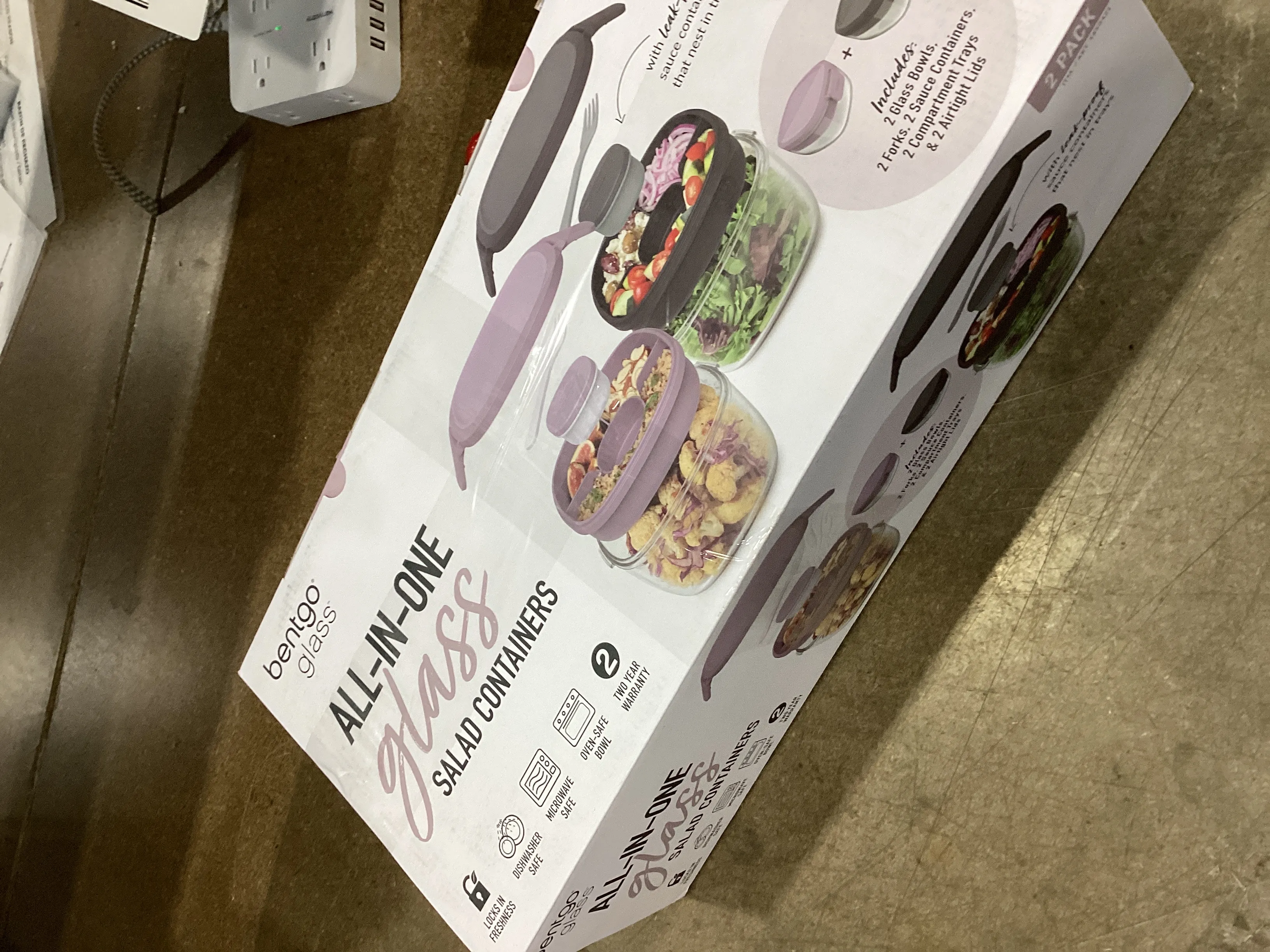 2-Pack Glass Food Storage Container - Kaedas