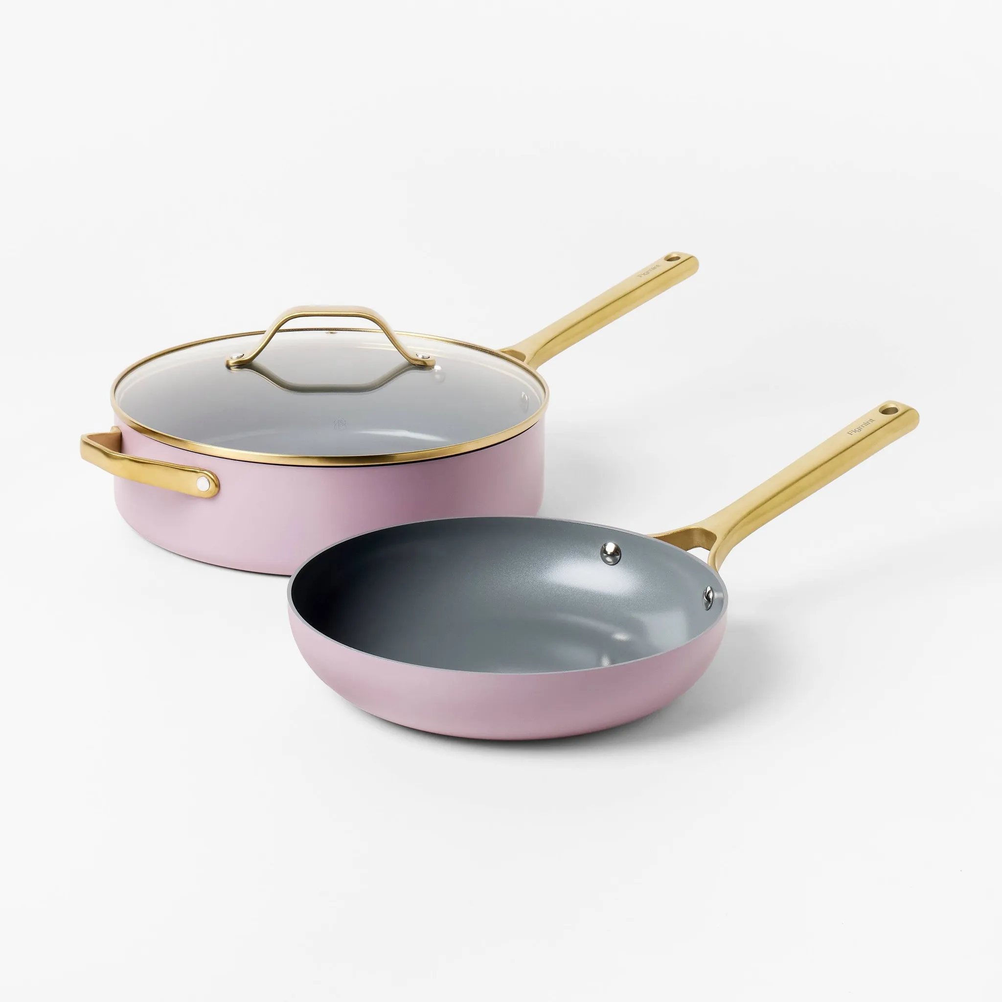 7pc Nonstick Ceramic Coated Aluminum Cookware Set - Kaedas