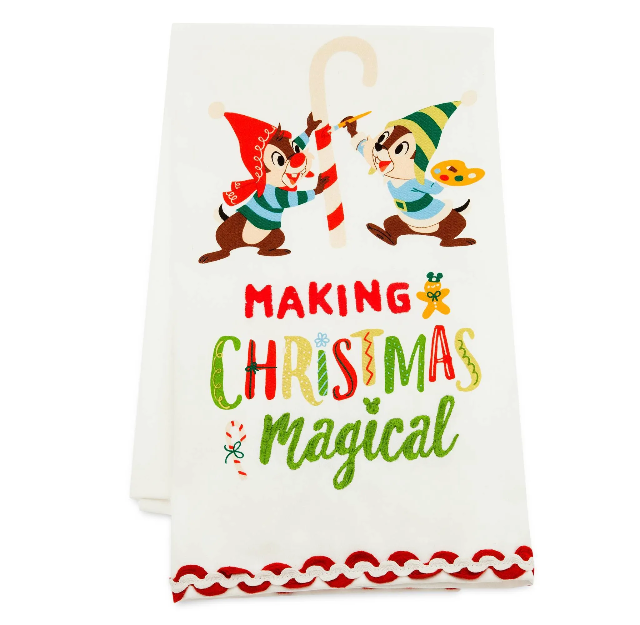 Disney Chip 'n Dale Holiday Kitchen Towel - Kaedas