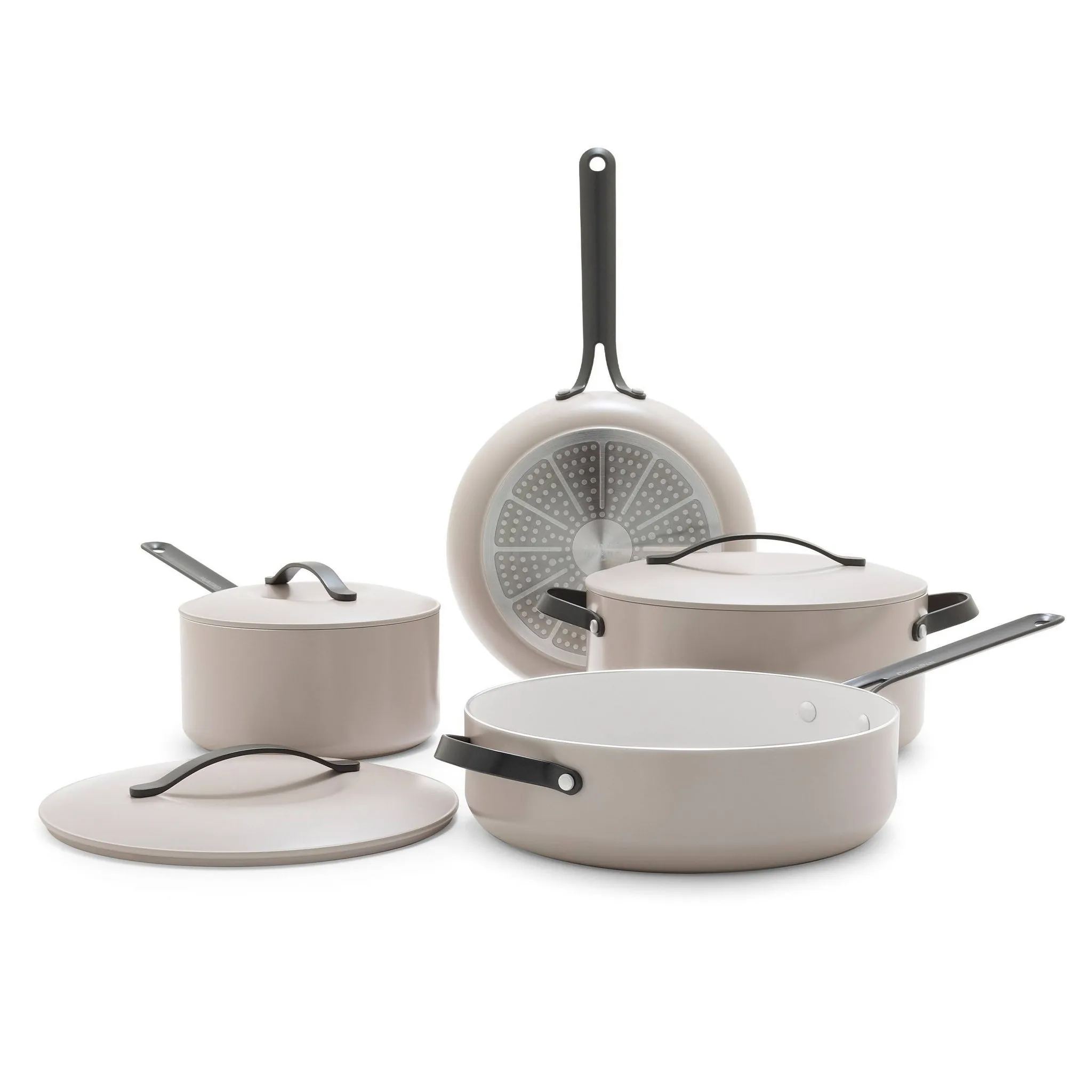 Nova 7pc Ceramic Nonstick Aluminum Cookware Set - Kaedas