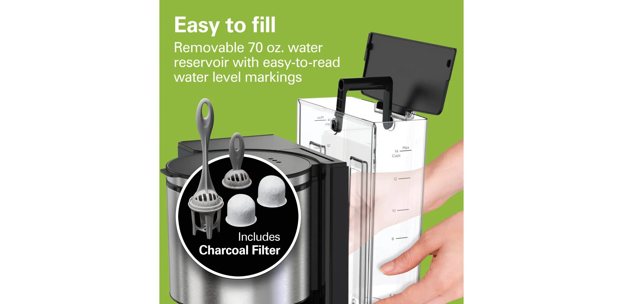 14 Cup Easy Measure Coffee Maker - Kaedas