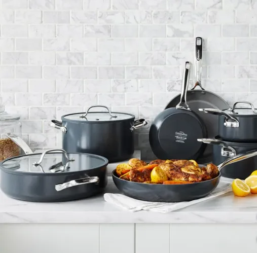 Eras Ceramic Non-Stick 11-piece Cookware Set(See Description) - Kaedas