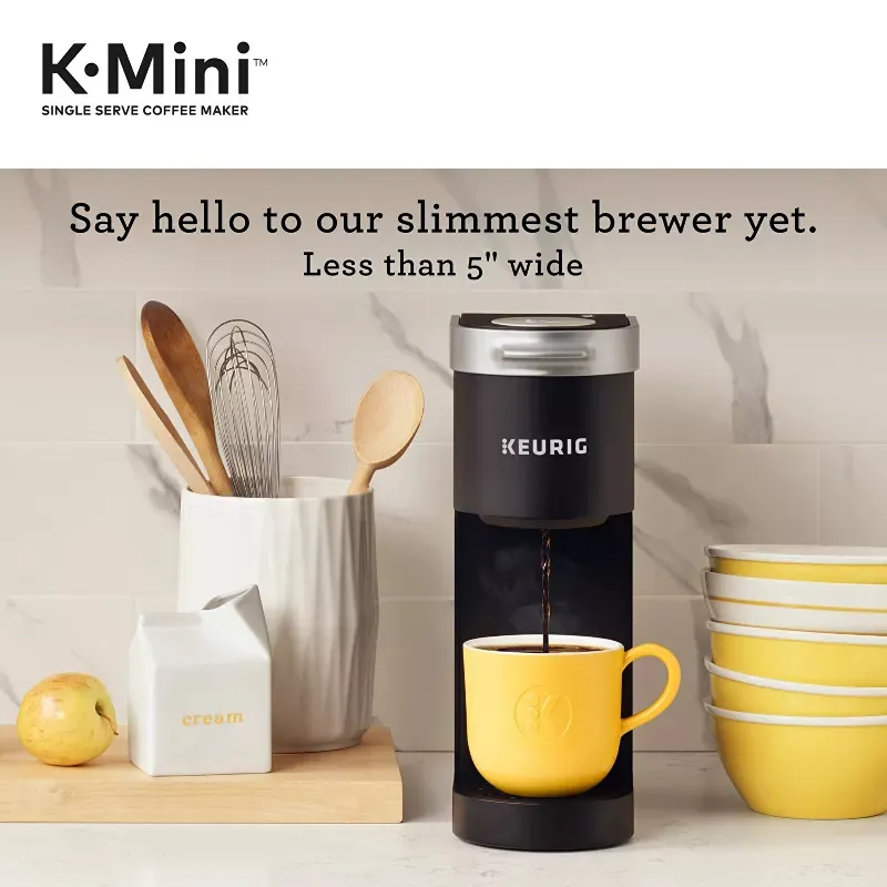 K-Mini Single-Serve Coffee Maker - Black - Kaedas