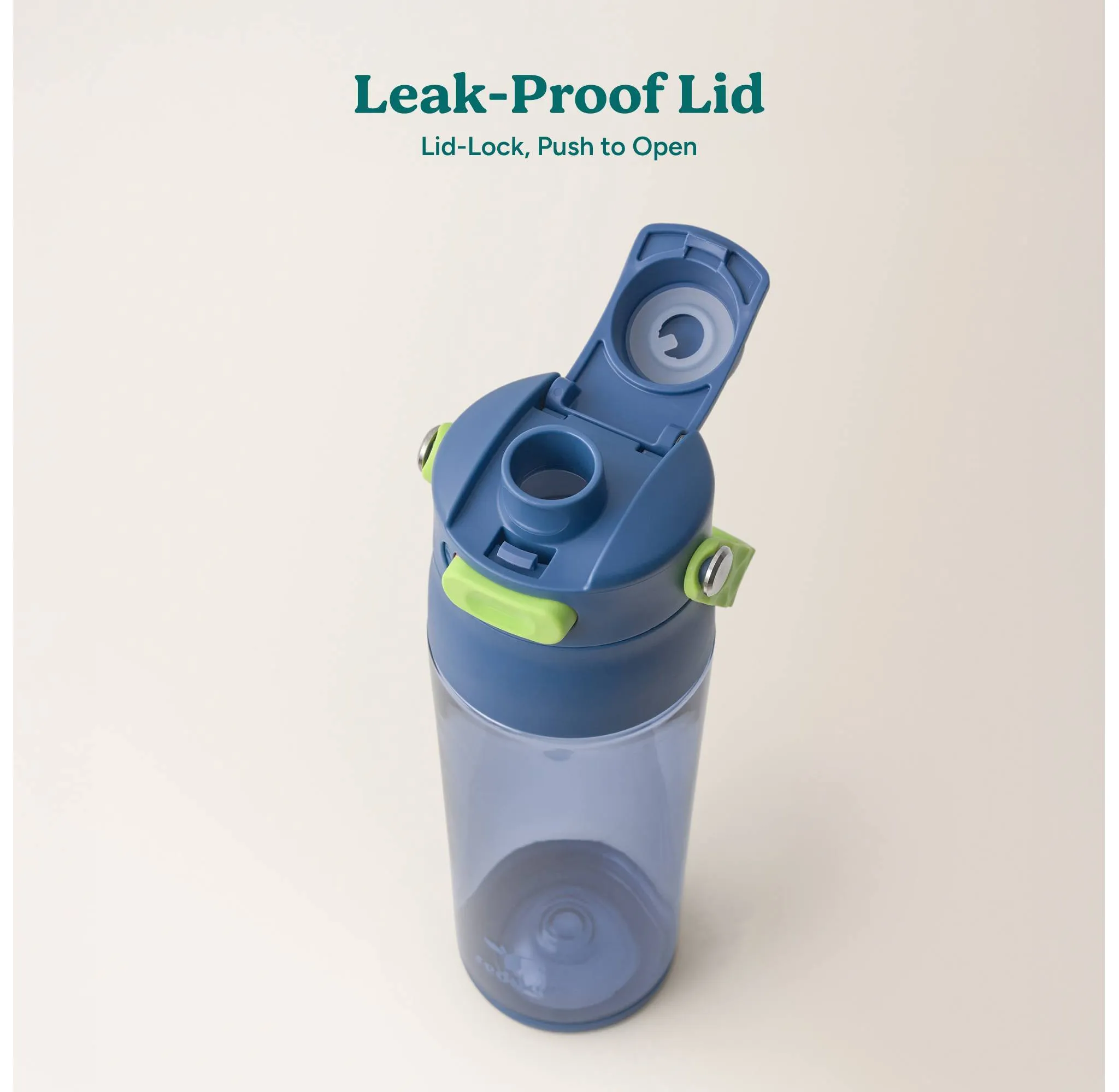 24oz Aura Tritan Water Bottle - Iron Blue/Yellow - Kaedas