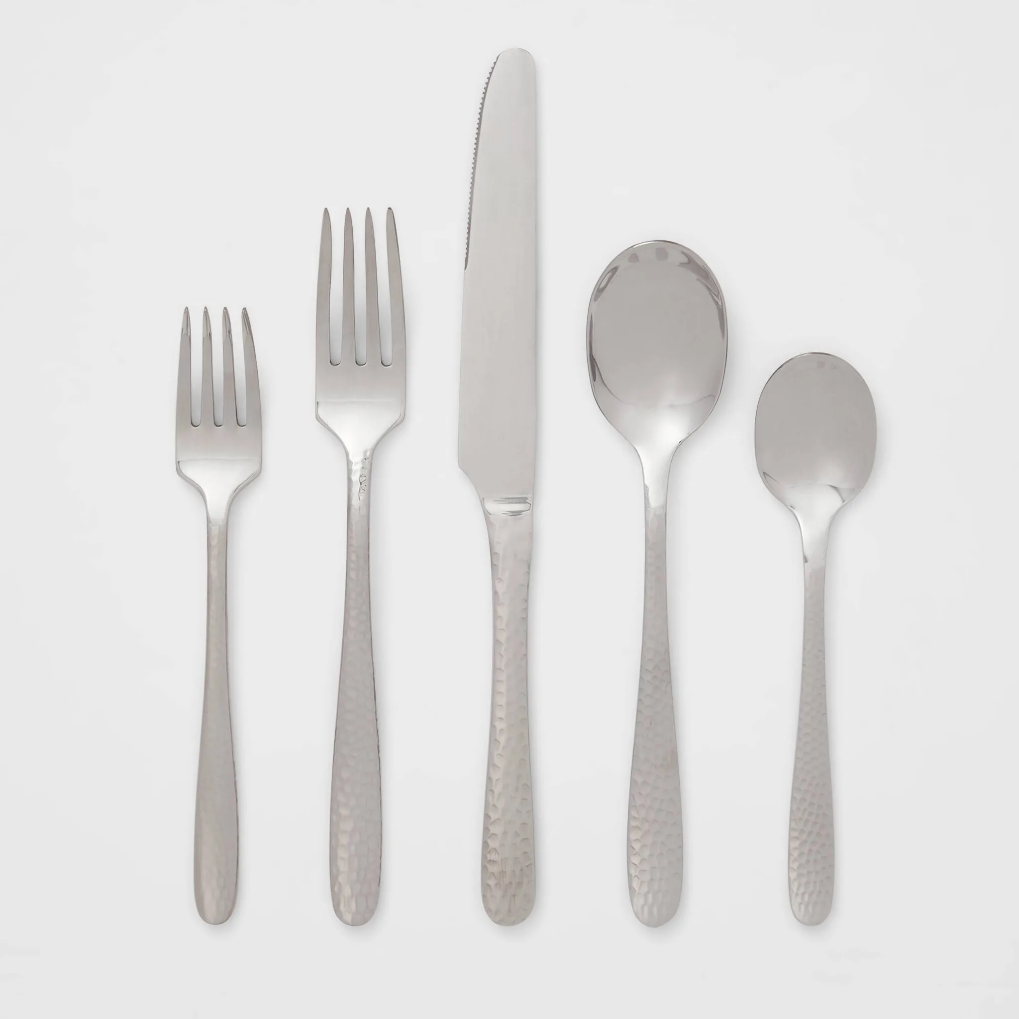 20-Piece Millinocket Flatware Set - Silver - Kaedas