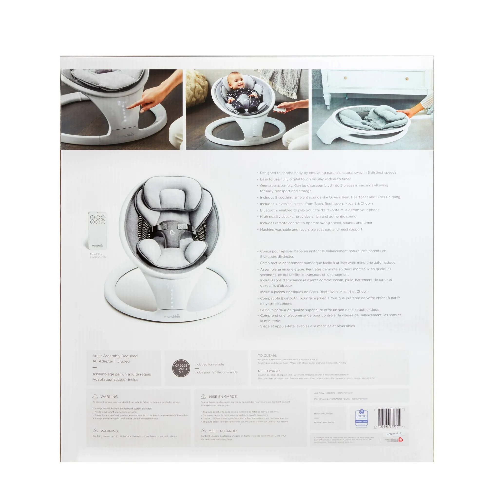 Bluetooth Enabled Baby Swing - Kaedas