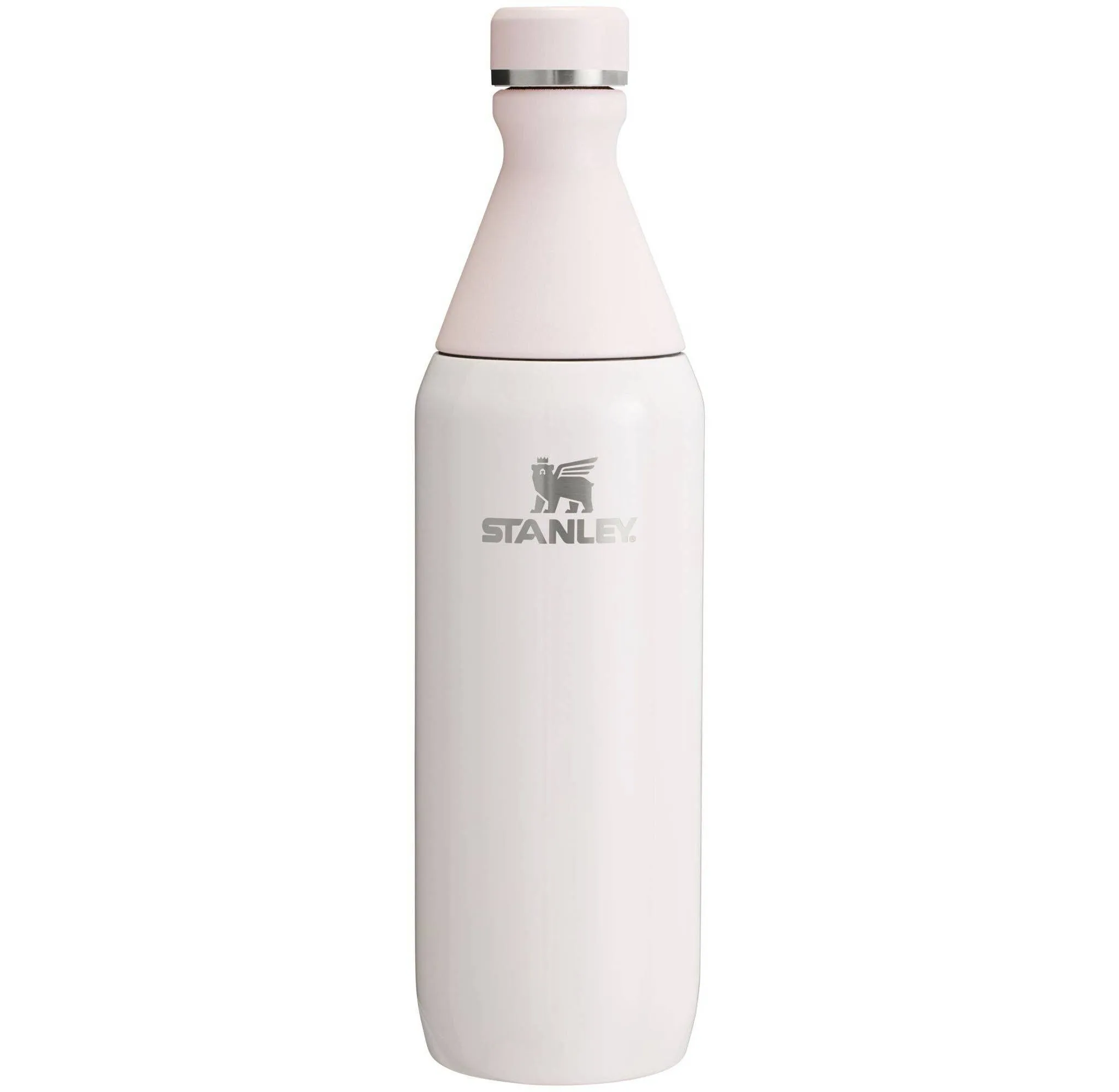 20 Oz All Day Slim Bottle Rose Quartz - Stainless Steel Tumbler for Hot & Cold Beverages, Dishwasher-Safe - Kaedas