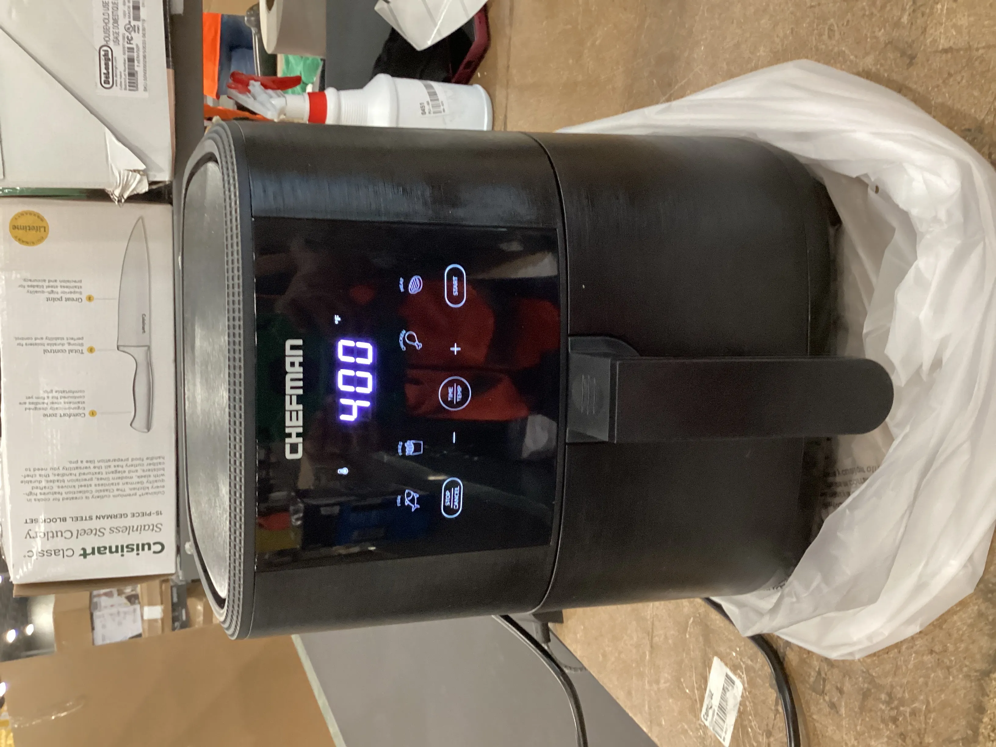 5qt Air Fryer - Black (See Description) - Kaedas