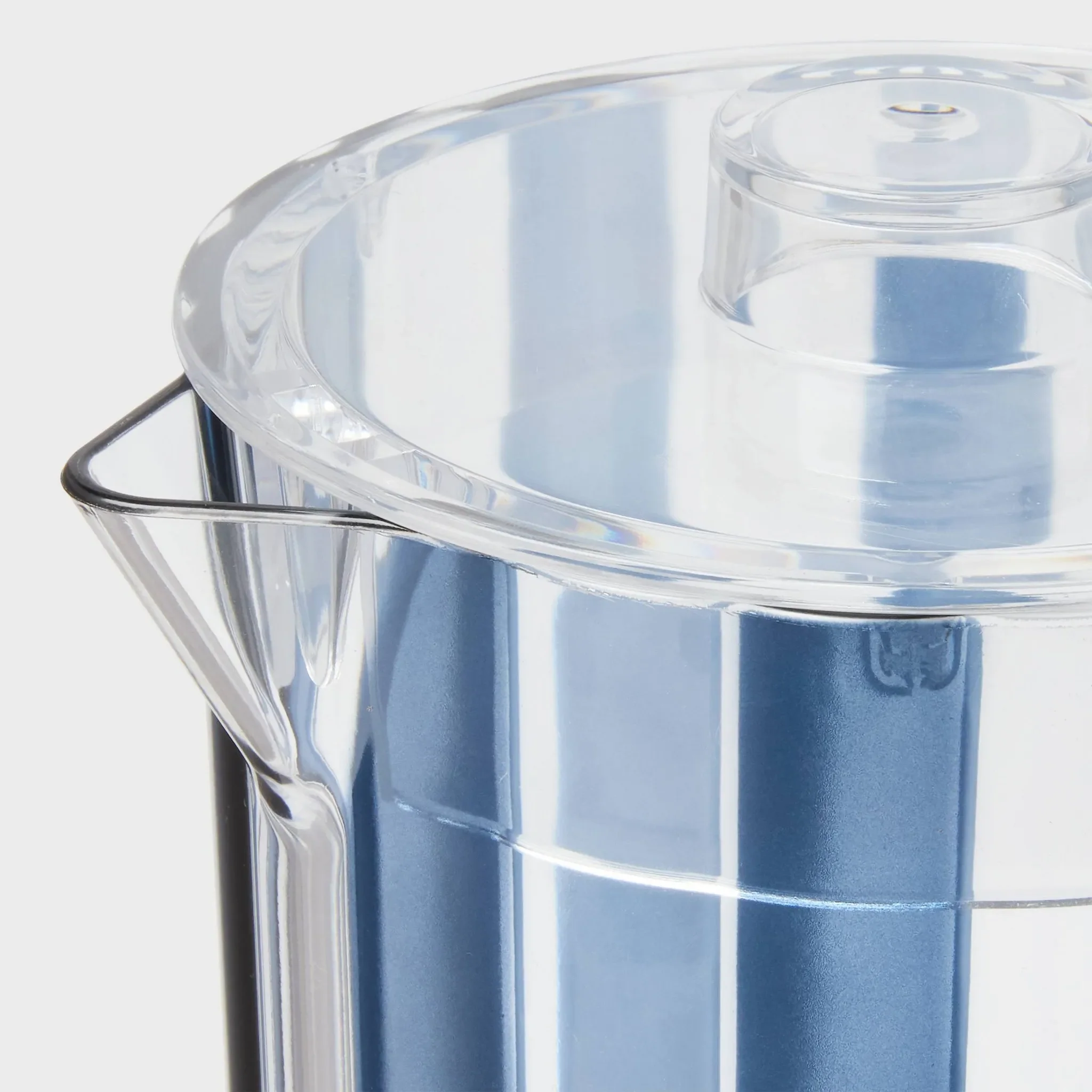 70 fl oz Striped Beverage Picher Navy Blue - ™ - Kaedas