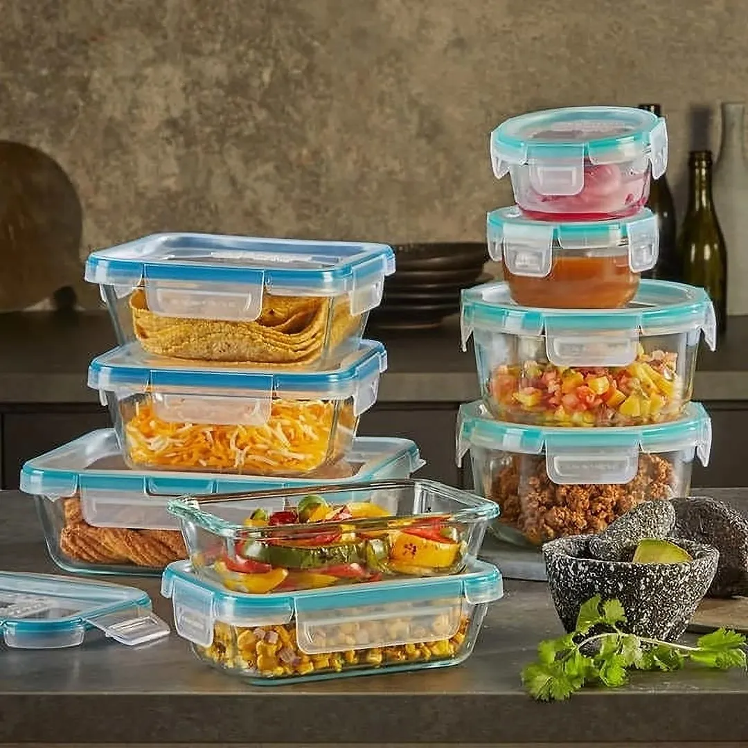 Snapware Pyrex 18-piece Glass Food Storage Set - Kaedas