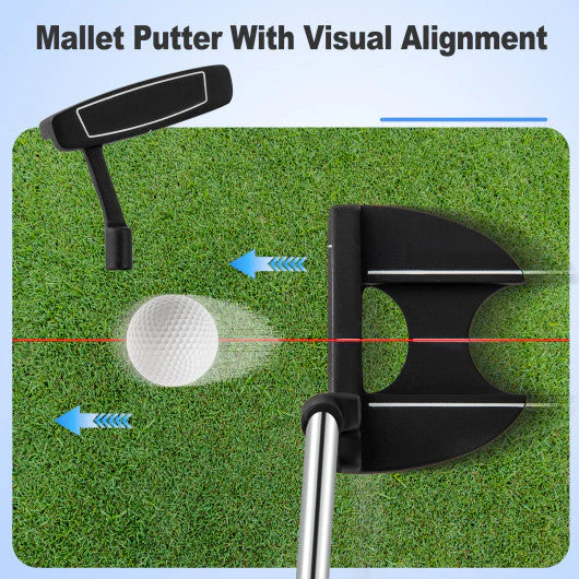 Men¡¯s Profile Complete Golf Club Package Set Includes 10 Pieces-Black - Kaedas