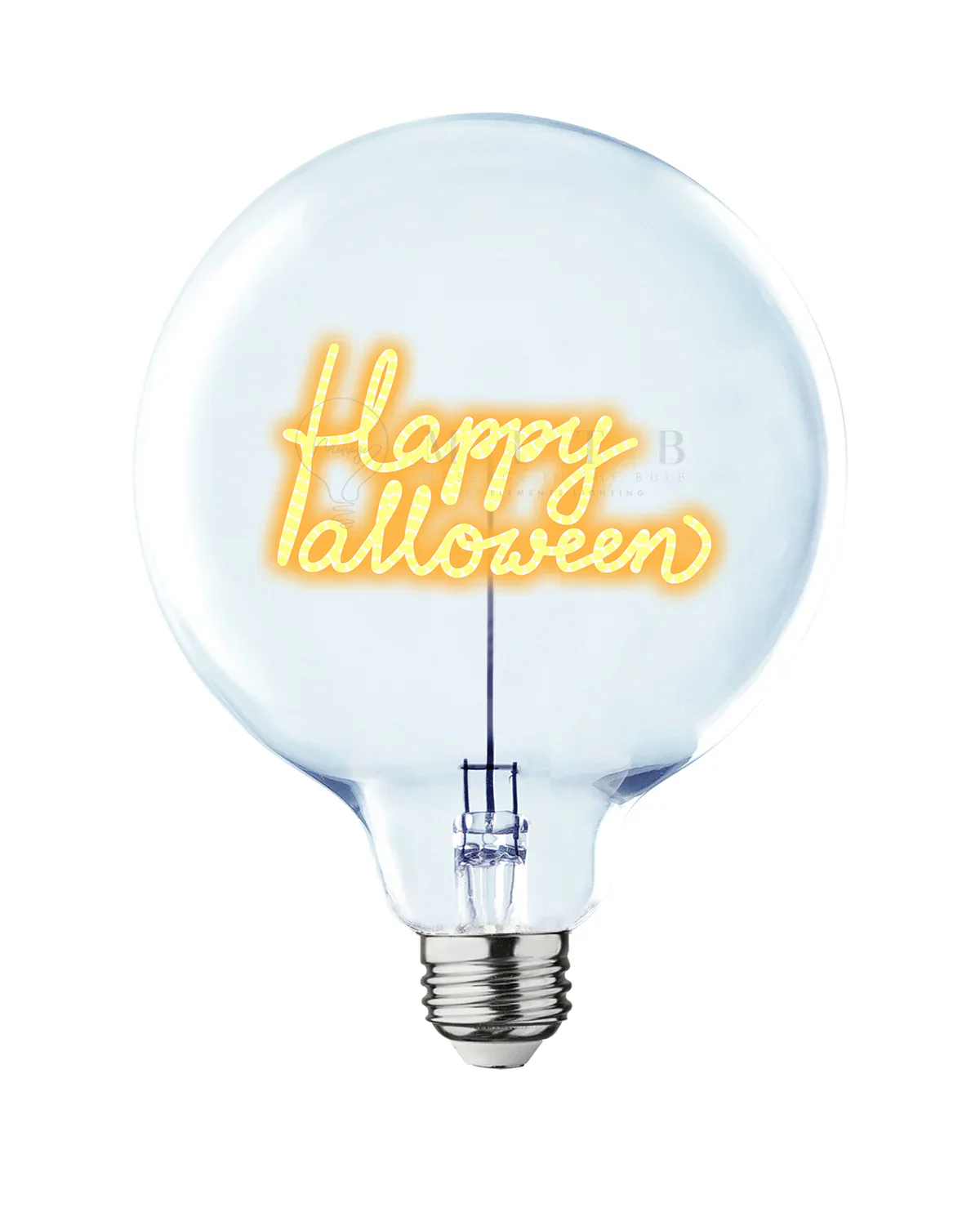 Bulb HAPPY HALLOWEEN Amber - Kaedas