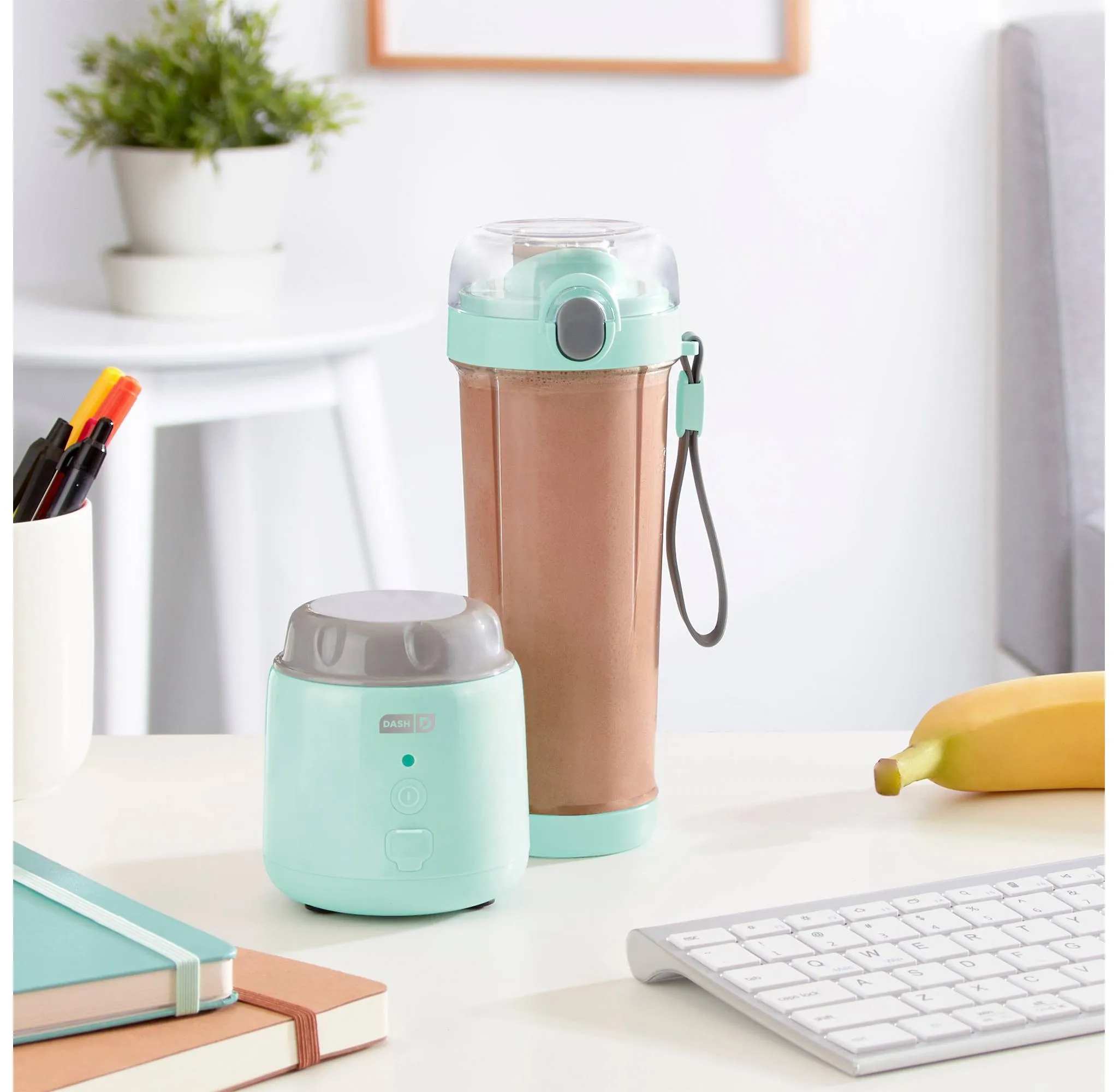 16oz Personal Portable USB-C Blender - Aqua Blue - Kaedas