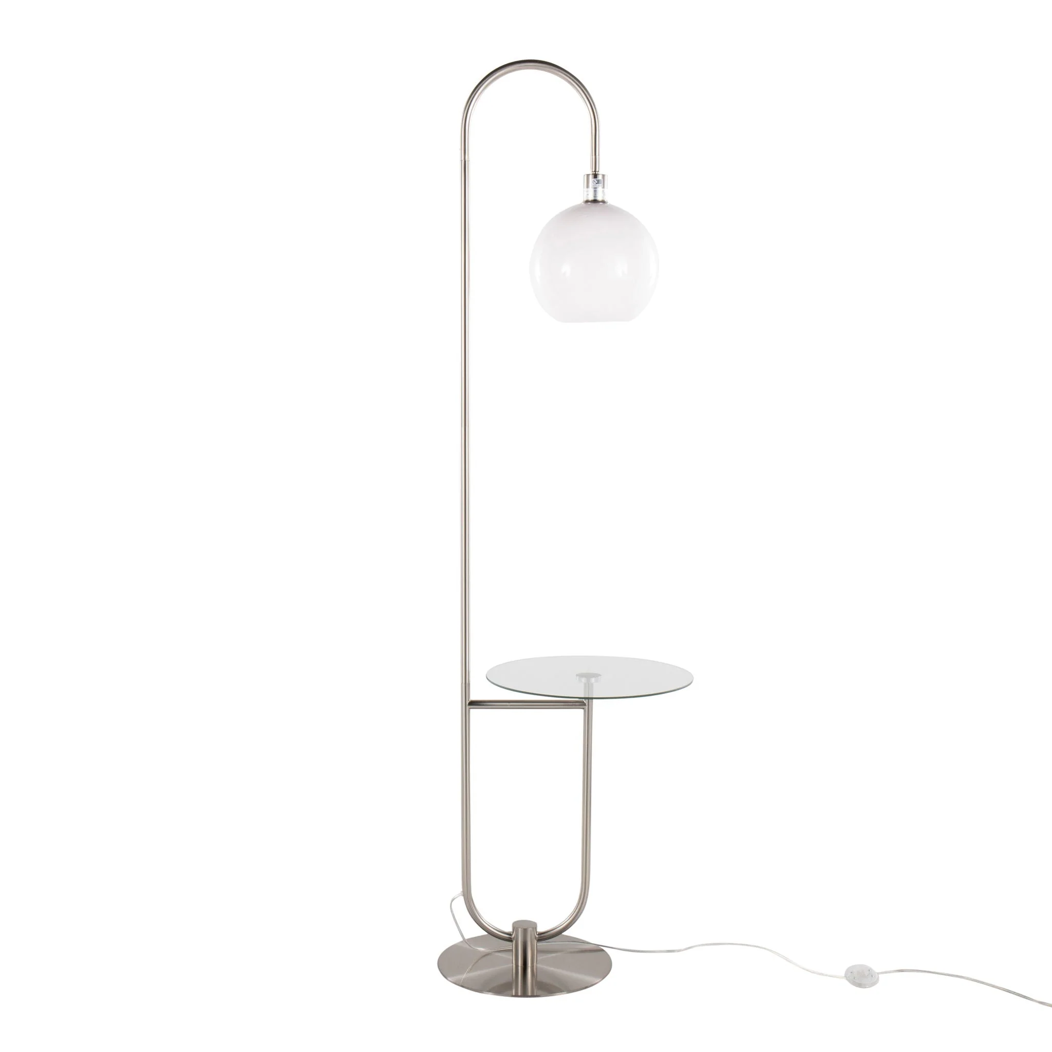 Trombone - Contemporary / Glam Floor Lamp - Kaedas