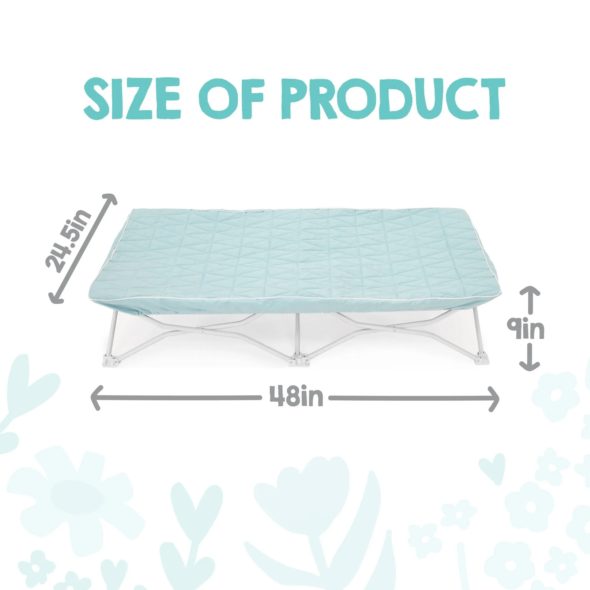 My Cot with Quilted Waterproof Sheet - Kaedas