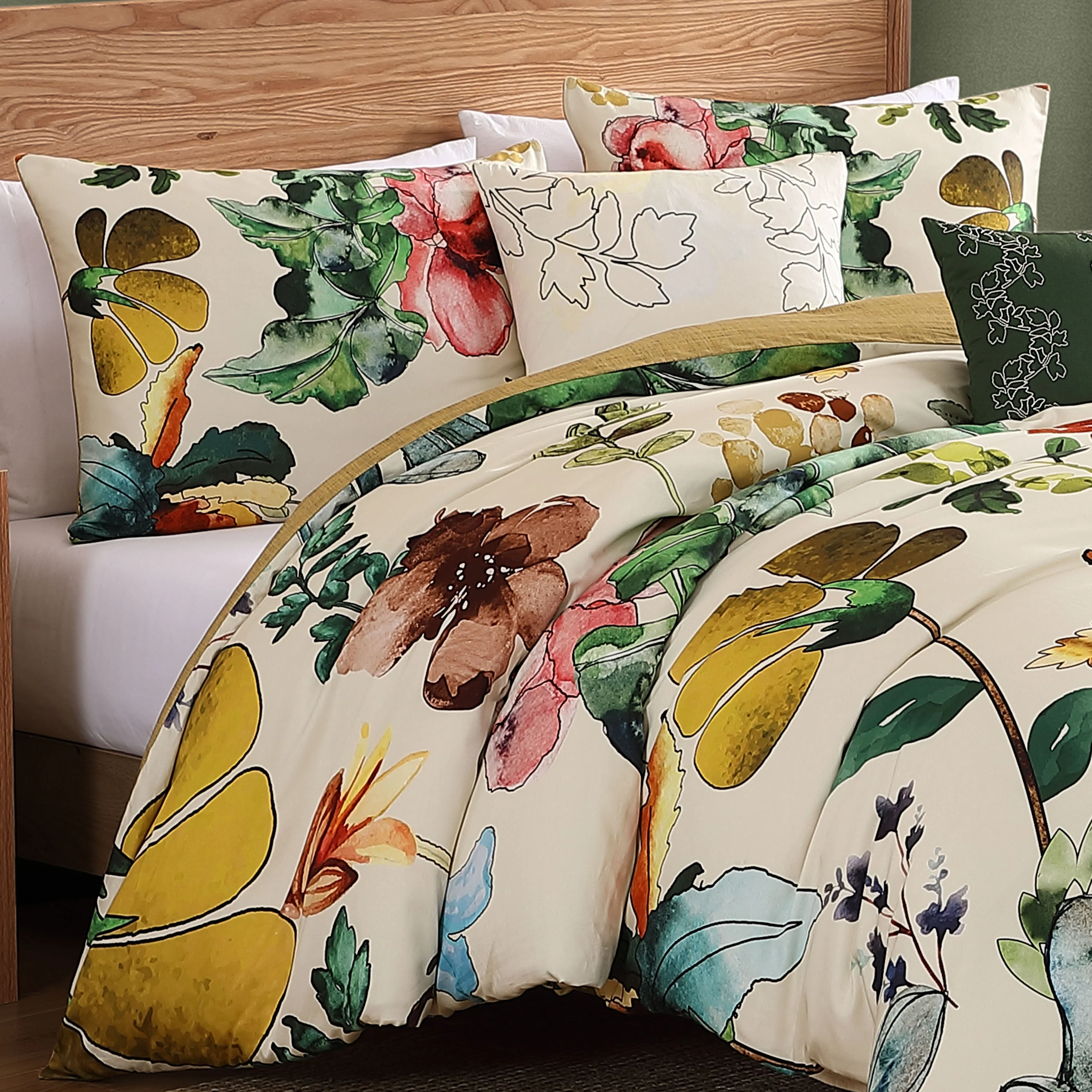 Bebejan Radiance 5 Piece Reversible Comforter Set - Kaedas