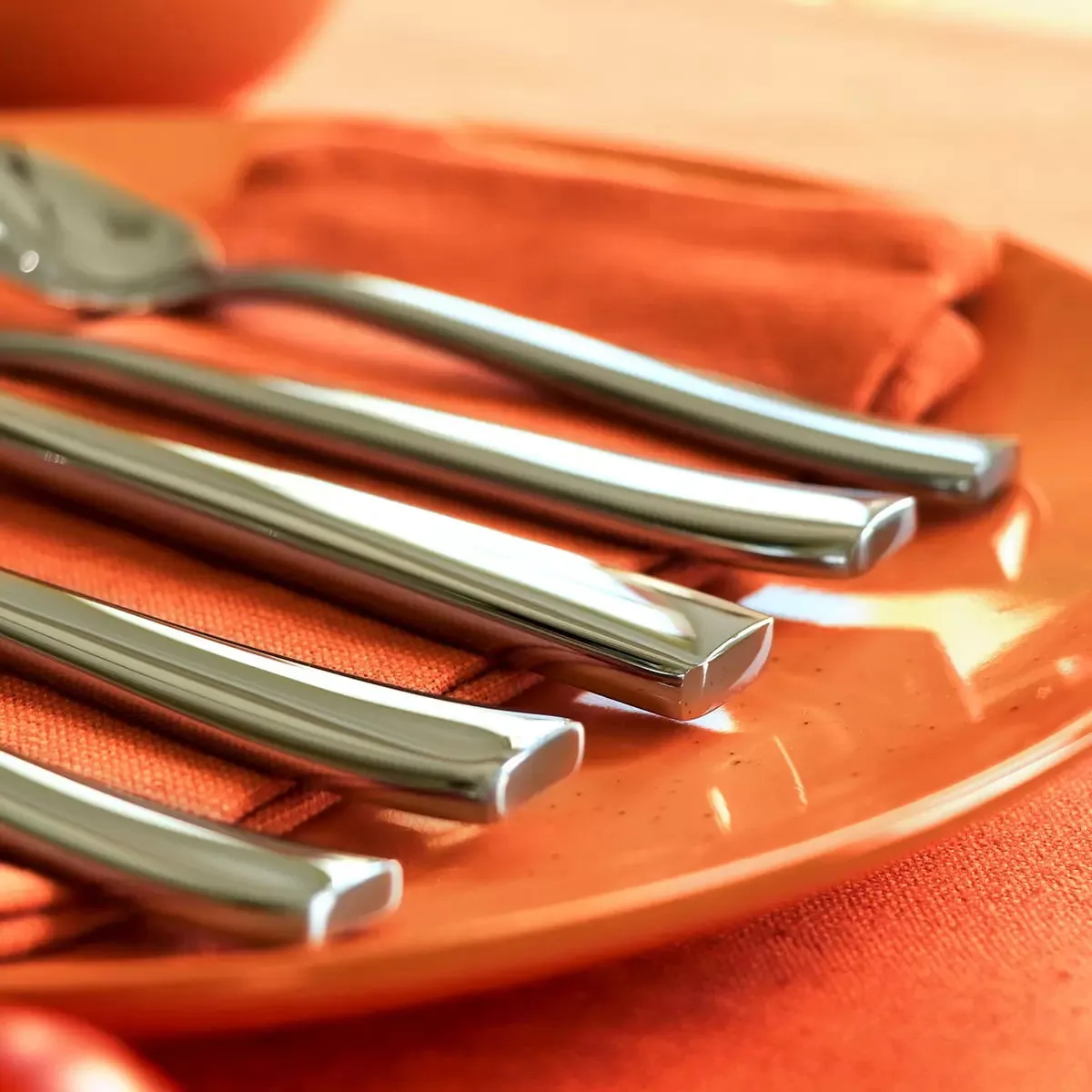 Gourmet Settings 20-Piece Stainless Steel Flatware Set Mode - Kaedas