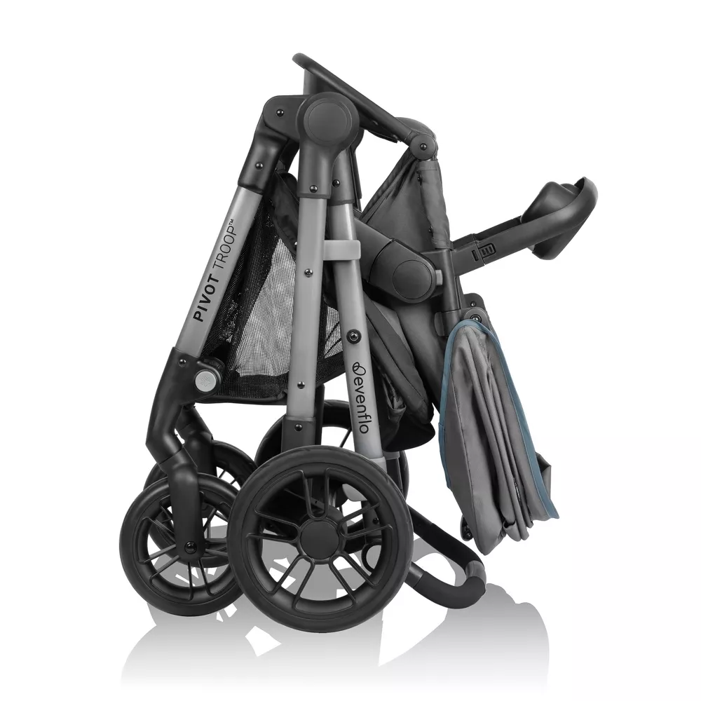 Pivot Troop Double Companion Modular Travel System - Bluestone Gray - Kaedas