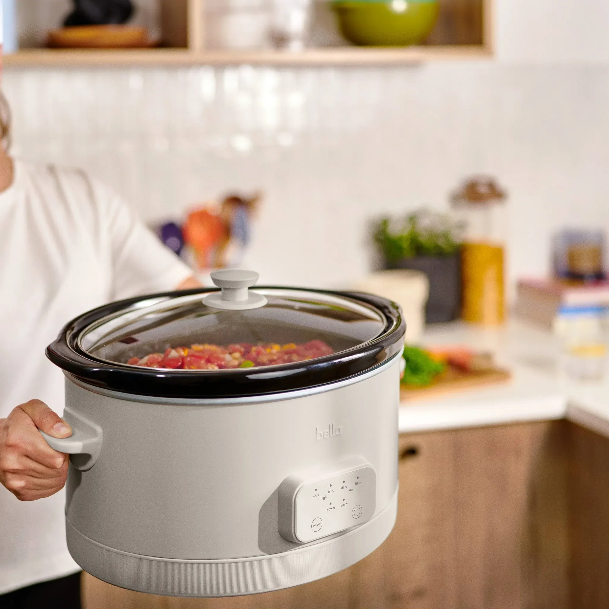 6qt Programmable Slow Cooker - Oatmilk - Kaedas