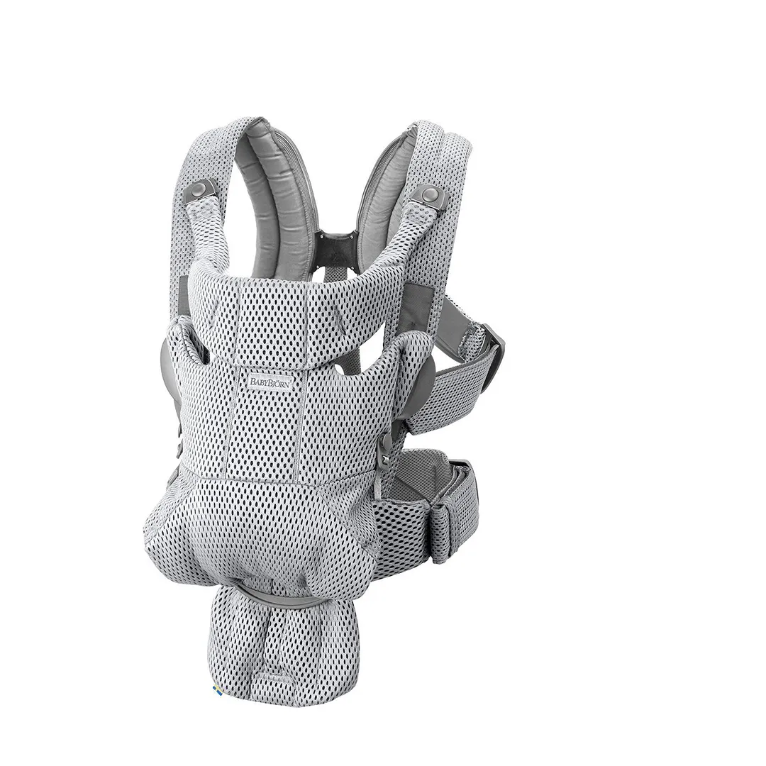 Baby Carrier Free Gray 3D Mesh - Gray - Kaedas